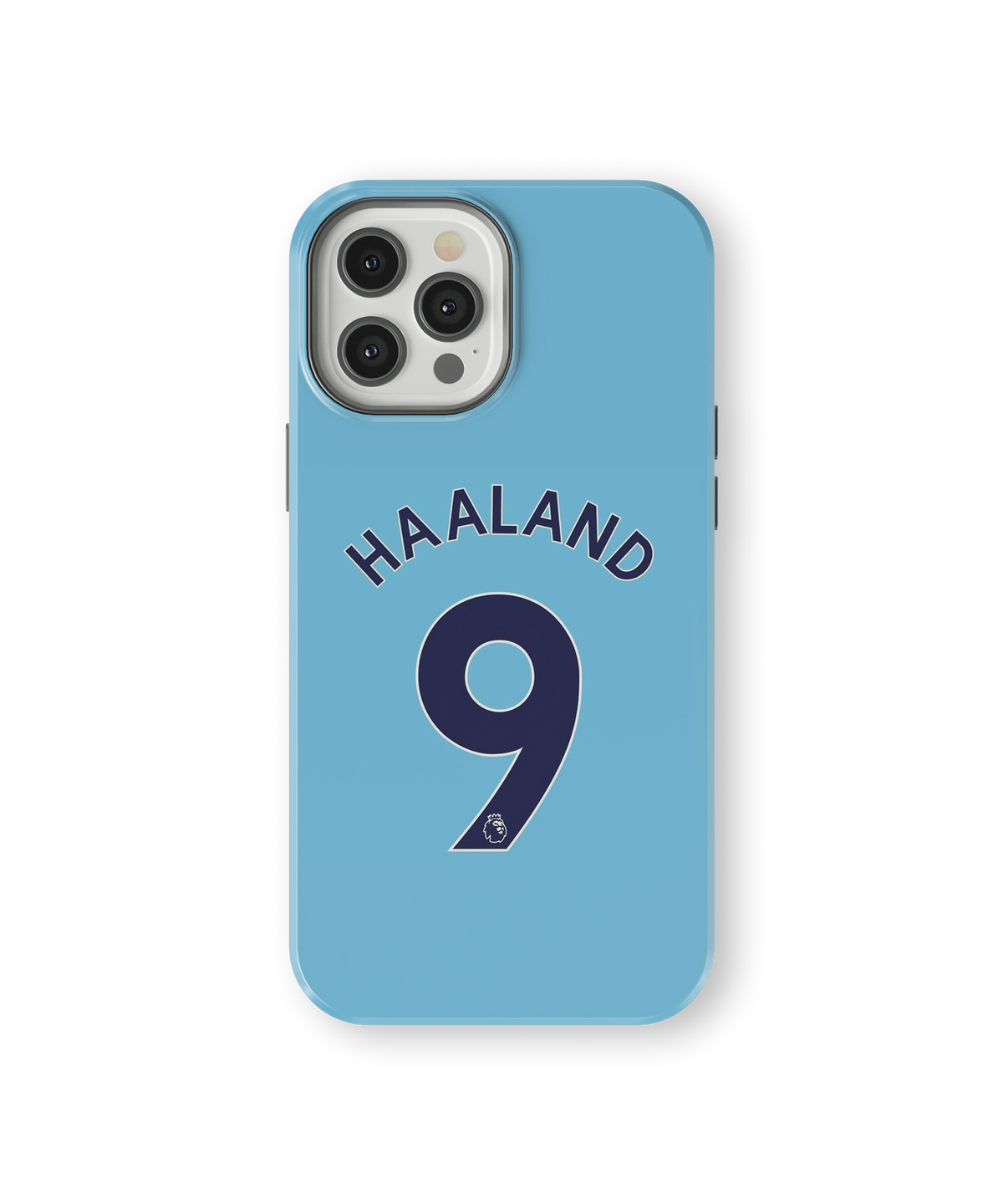Coque iPhone Haaland – Design Bleu | Manchester City