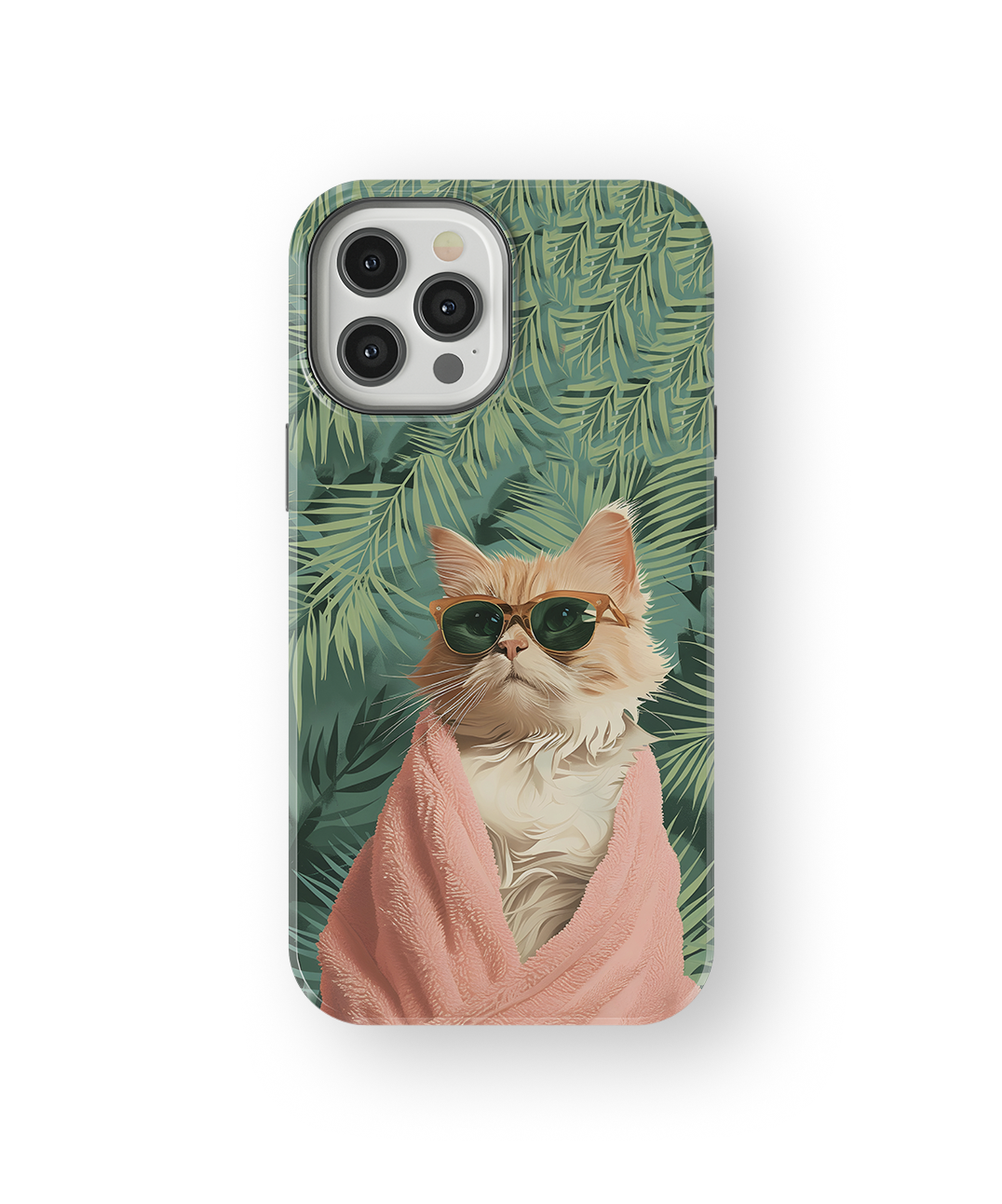 Coque iPhone – Chat Stylé Tropica
