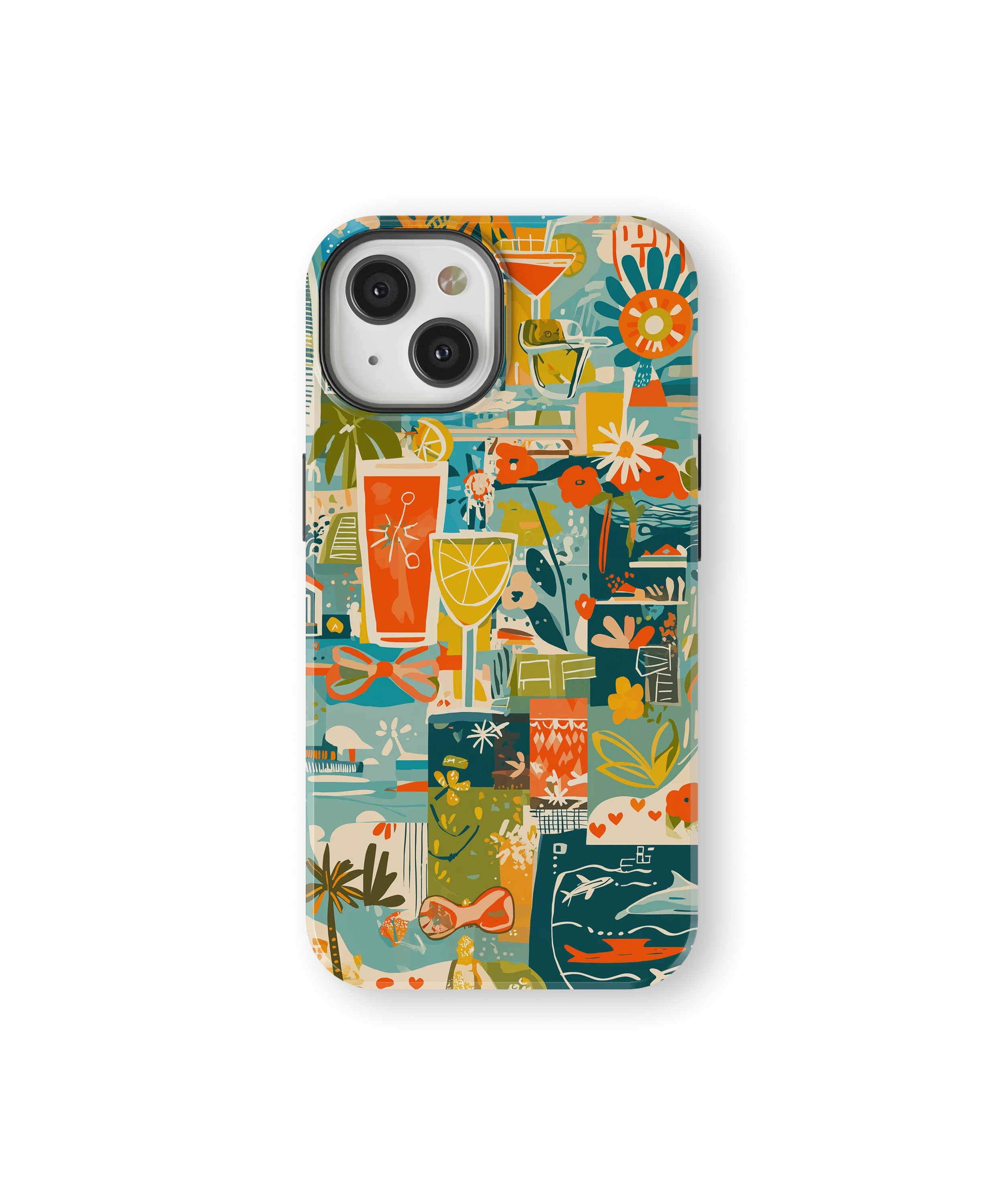 Coque iPhone – Design Summer Coloré & Lifestyle Tropical