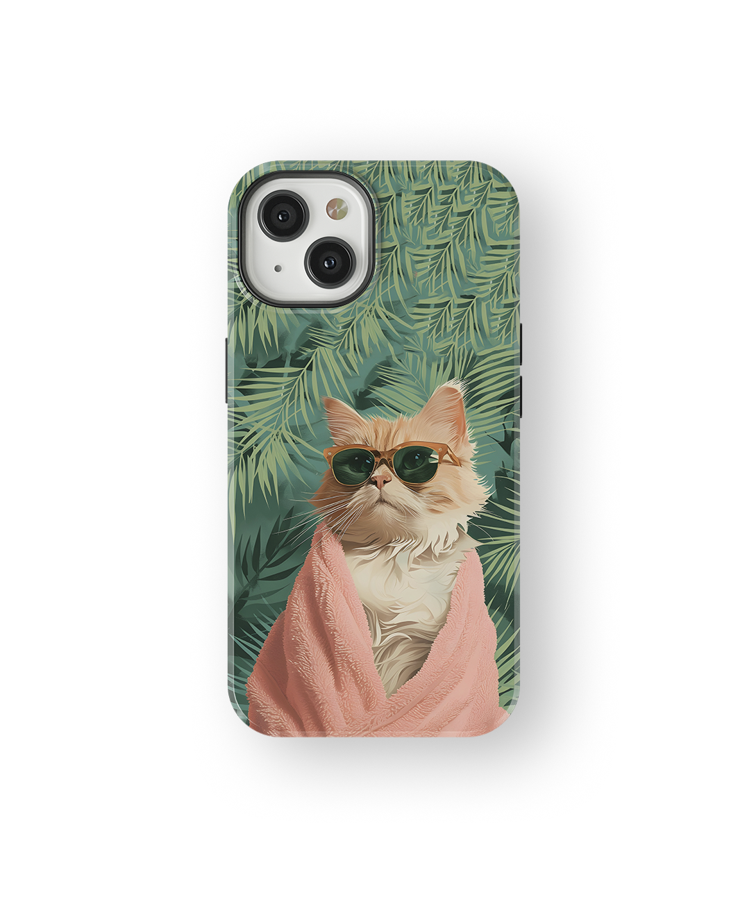 Coque iPhone – Chat Stylé Tropica