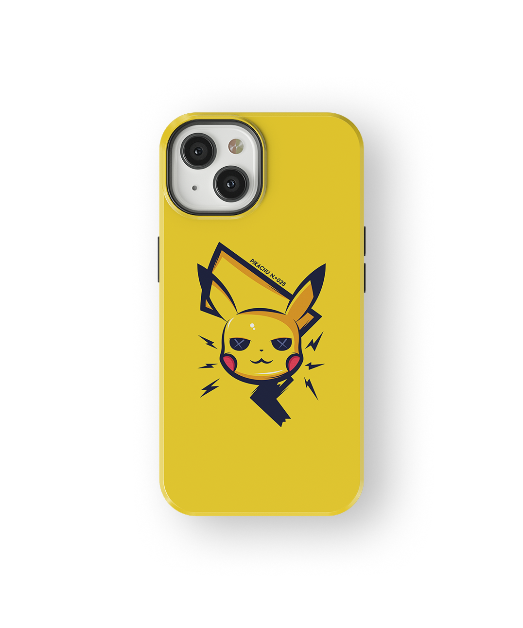 Coque iPhone – Pikachu Minimaliste & Électrique