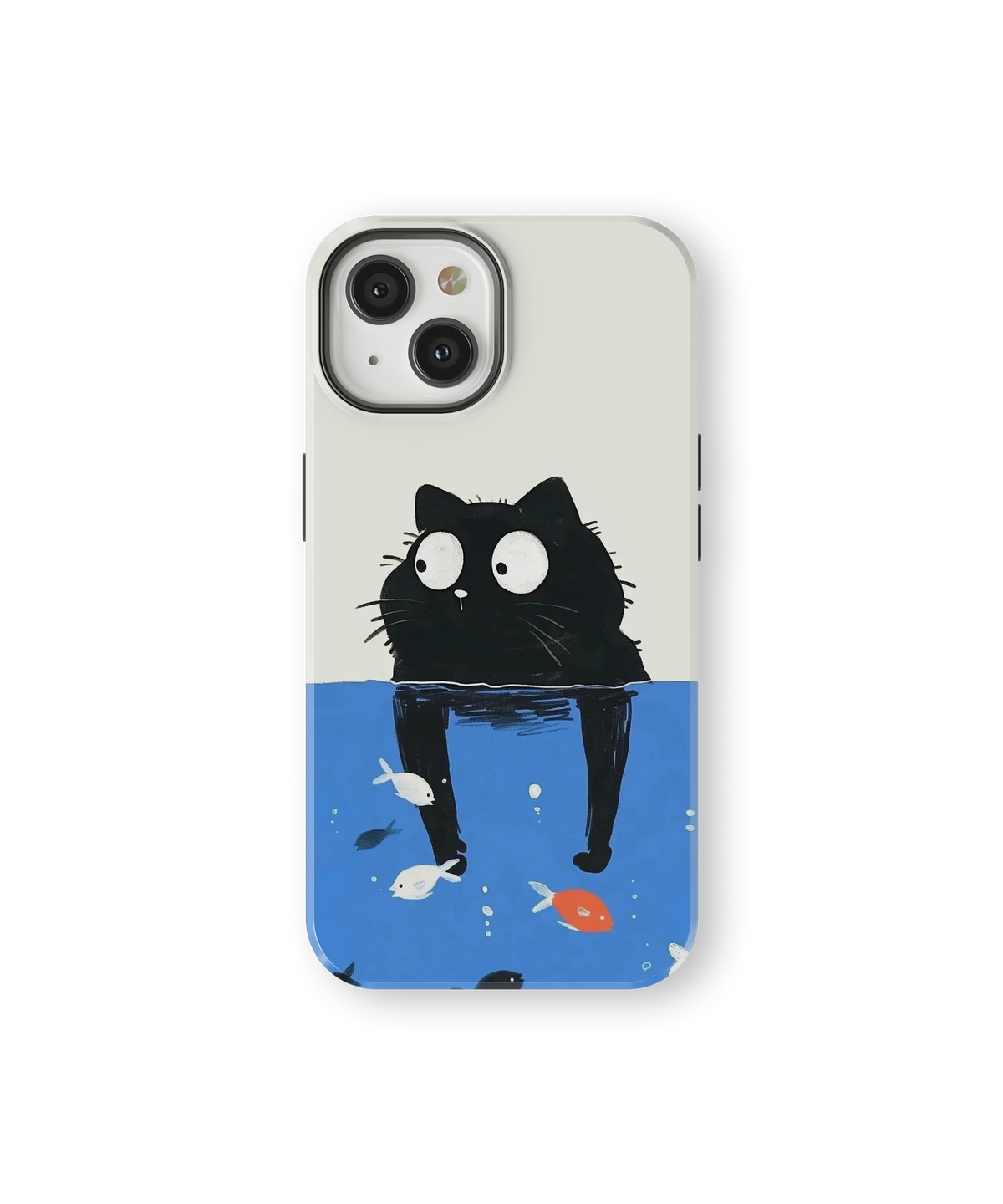 Coque iPhone – Design Chat Noir Océan