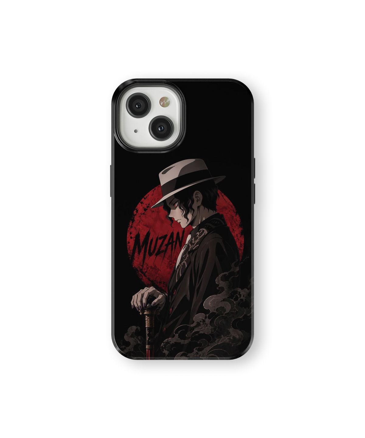 Coque iPhone – Muzan Kibutsuji Red Moon | Demon Slayer
