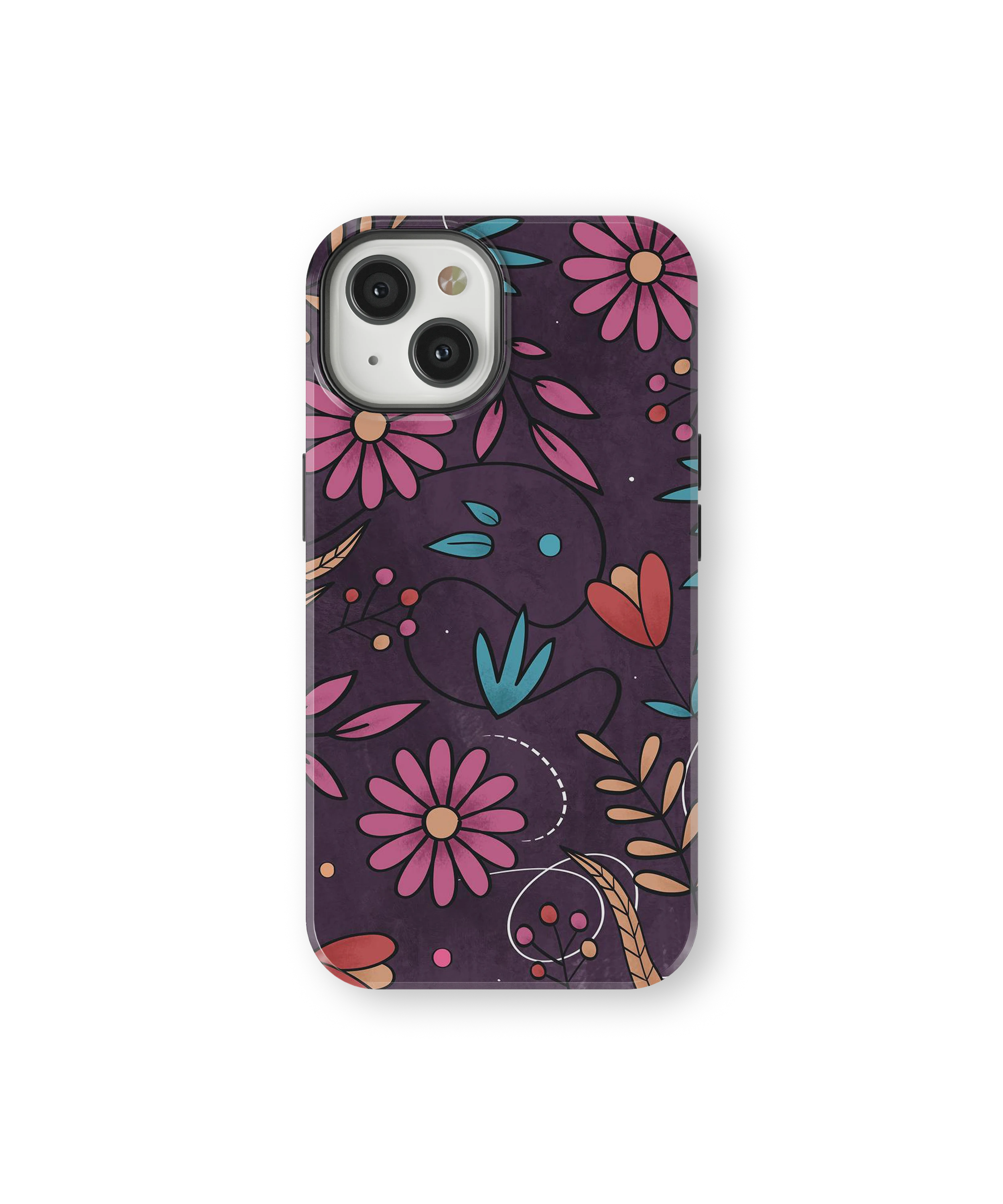 Coque iPhone – Design Floral Élégant & Coloré