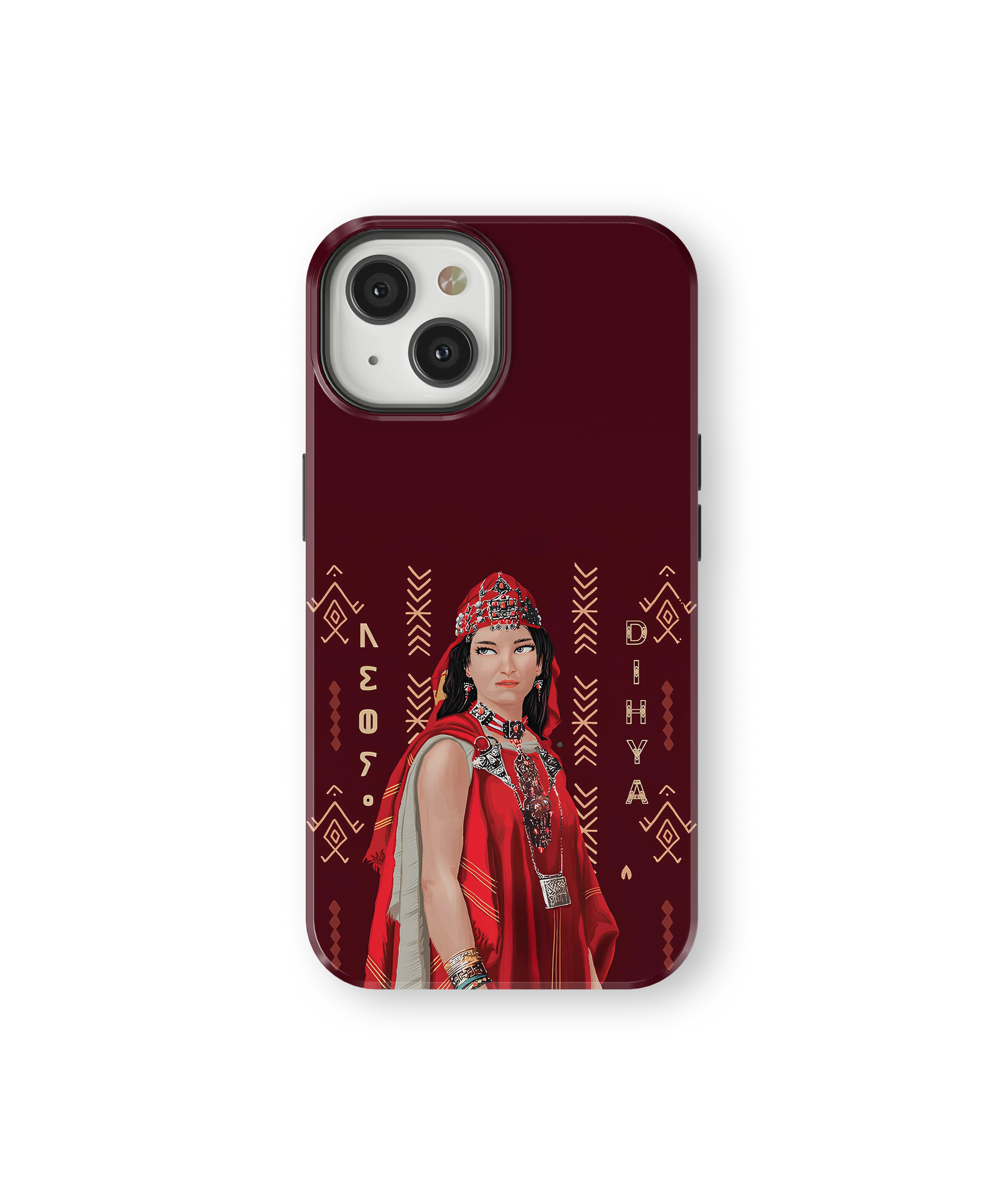 Coque iPhone – Design Amazigh Traditionnel “Dihya”