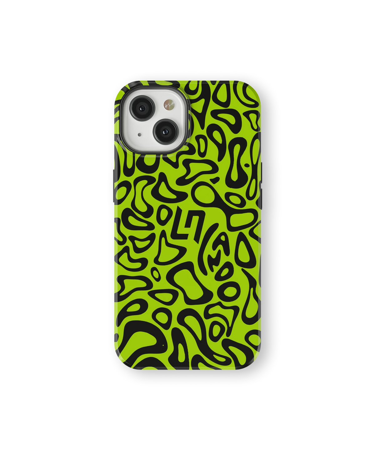 Coque iPhone – Design Fluorescent Noir