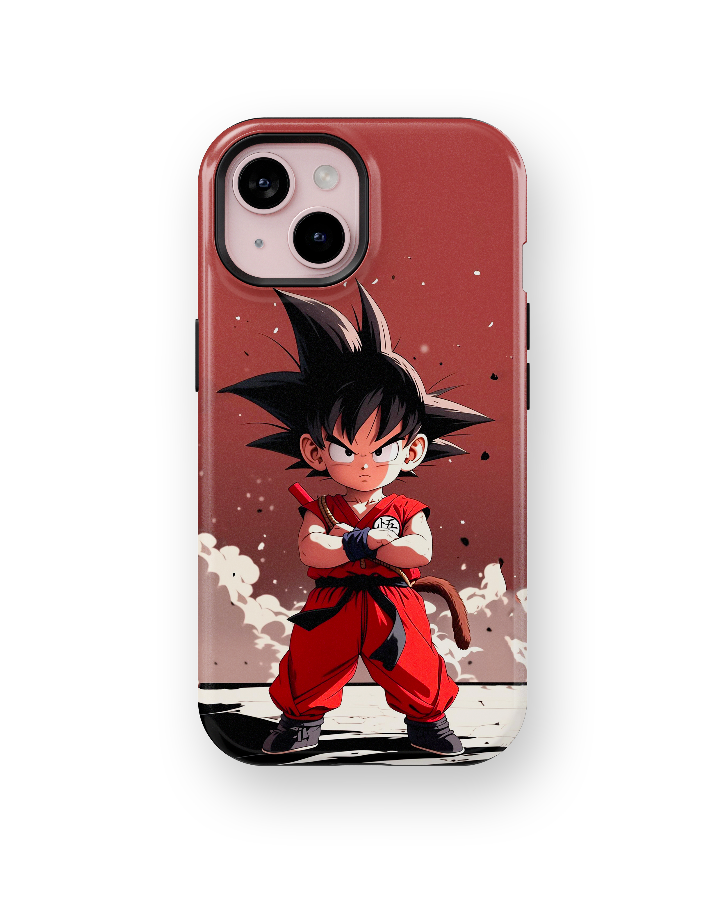 Coque iPhone Anime Goku maroon