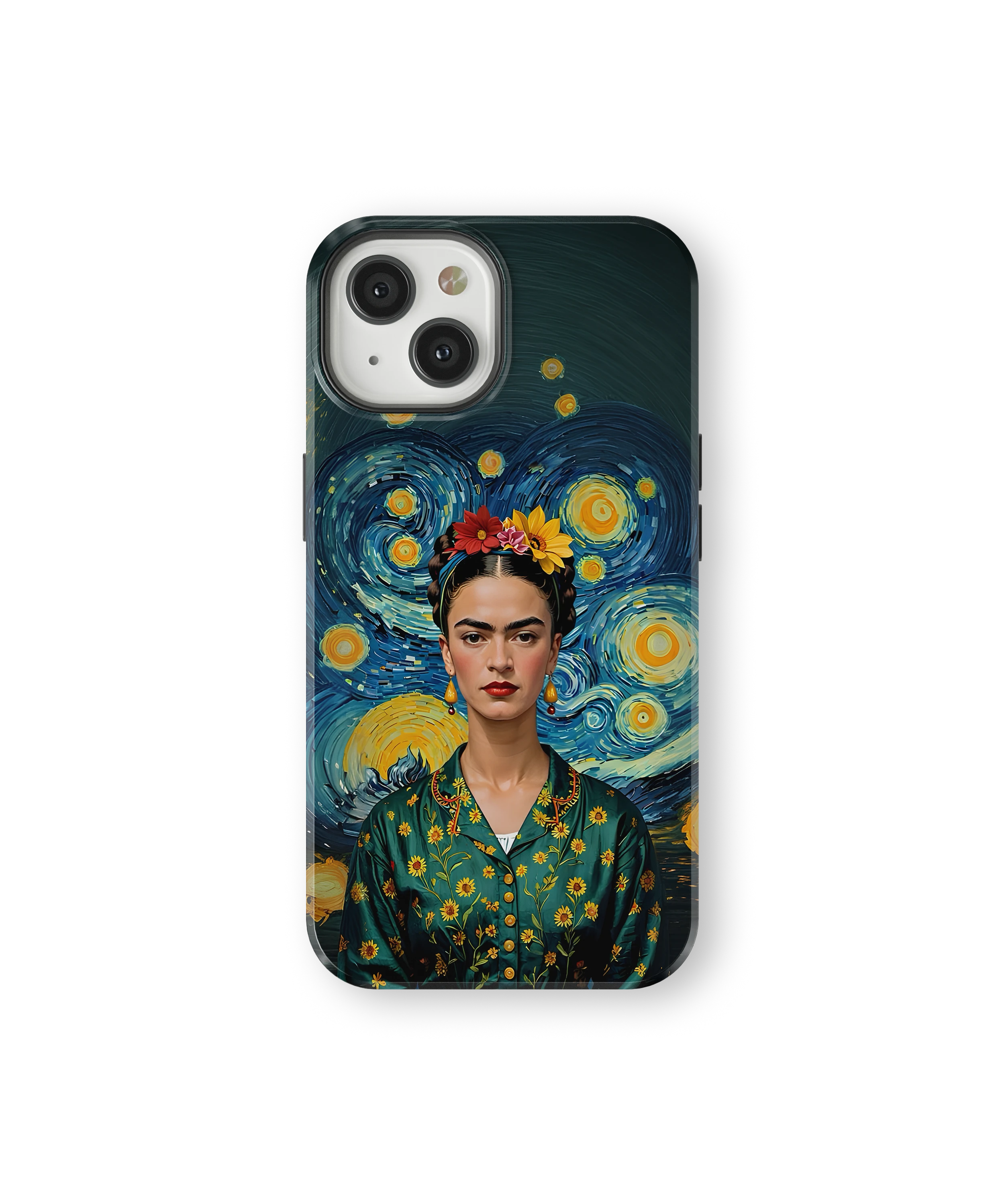 Coque iPhone – Portrait Artistique Inspiré de Frida Kahlo
