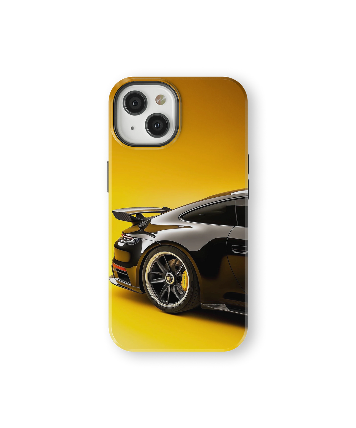 Coque iPhone – Porsche 911 Black & Yellow