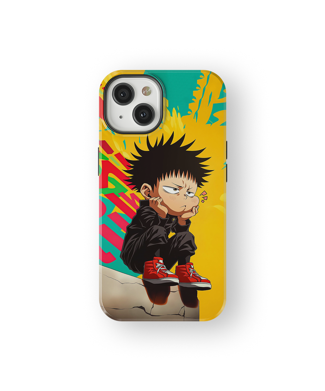 Coque iPhone Anime – Megumi Fushiguro Street Style