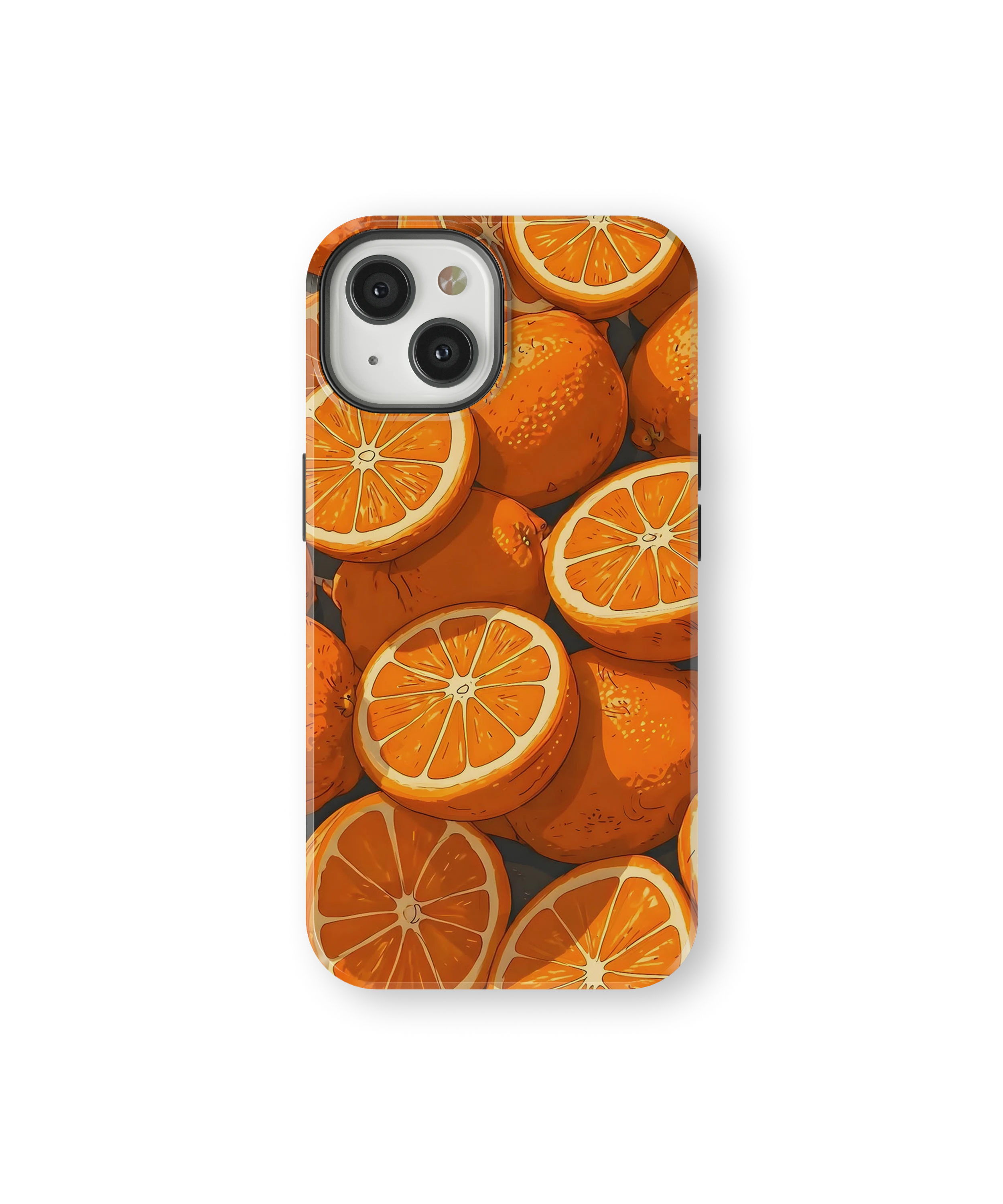 Coque iPhone Motif Oranges Fraîches