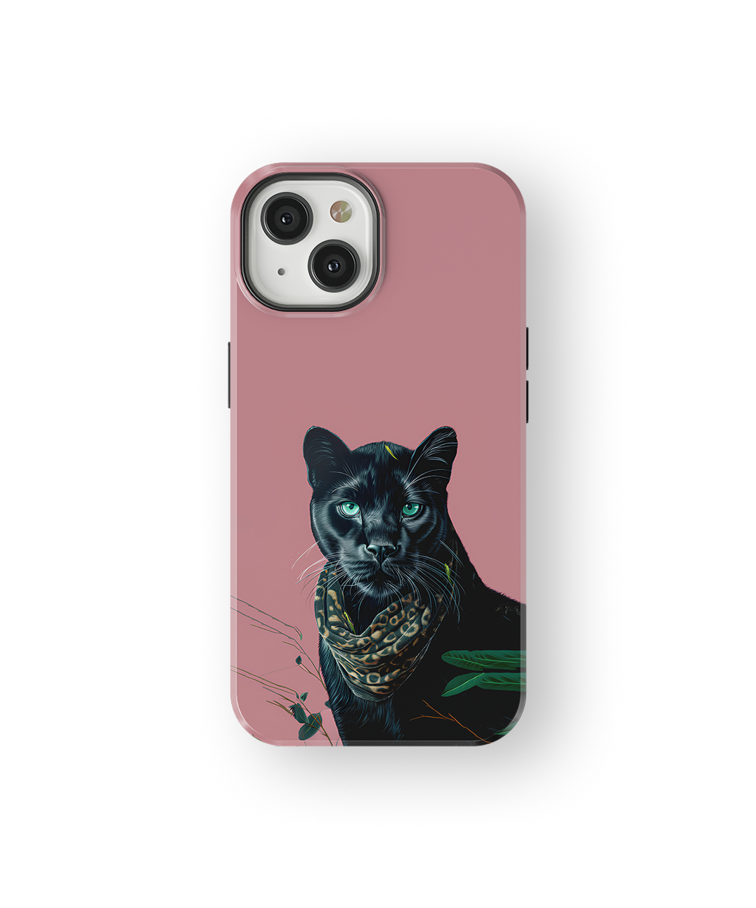 Coque iPhone – Panthère Noire Élégante