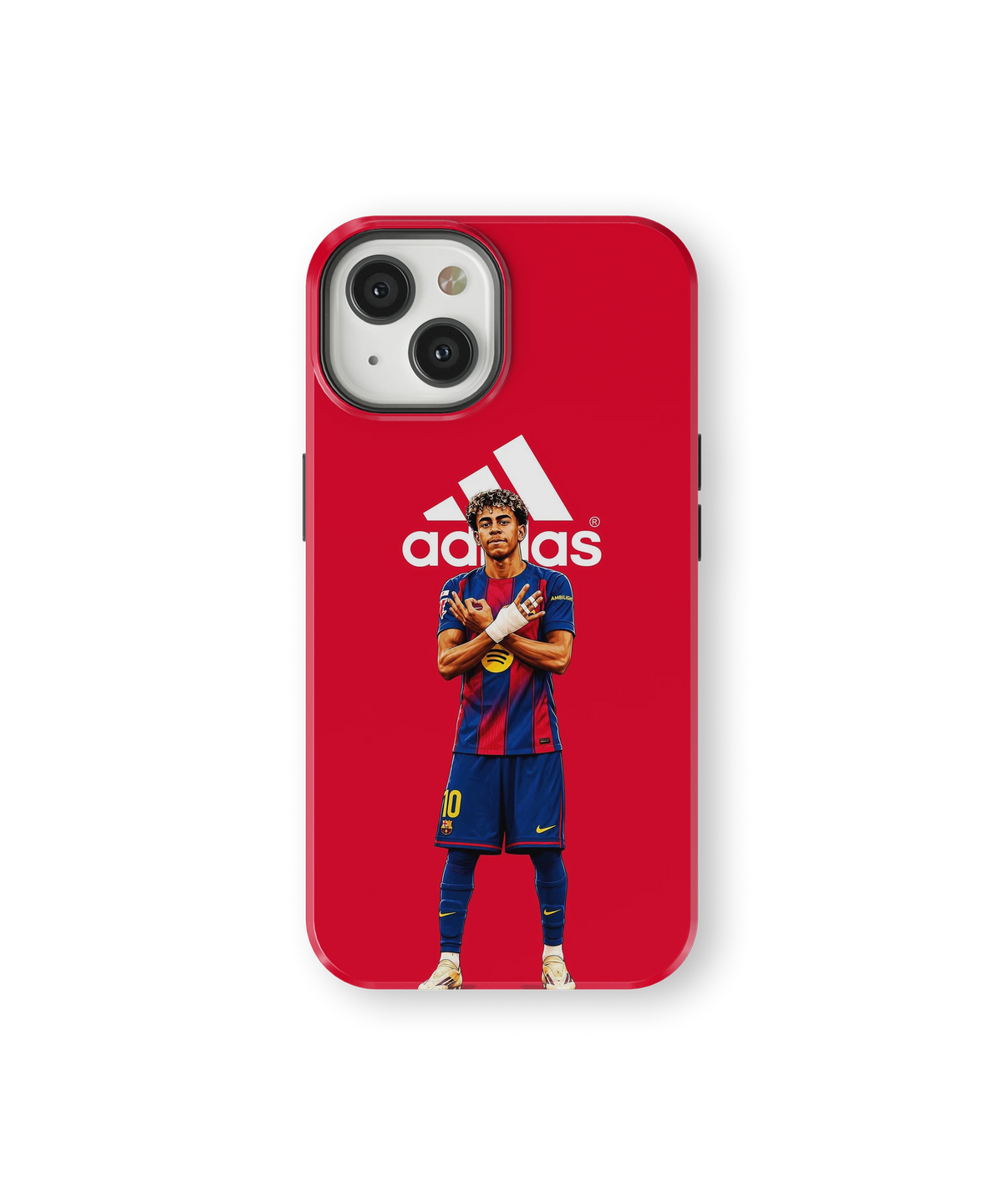Coque iPhone – Design Foot Barcelona Red