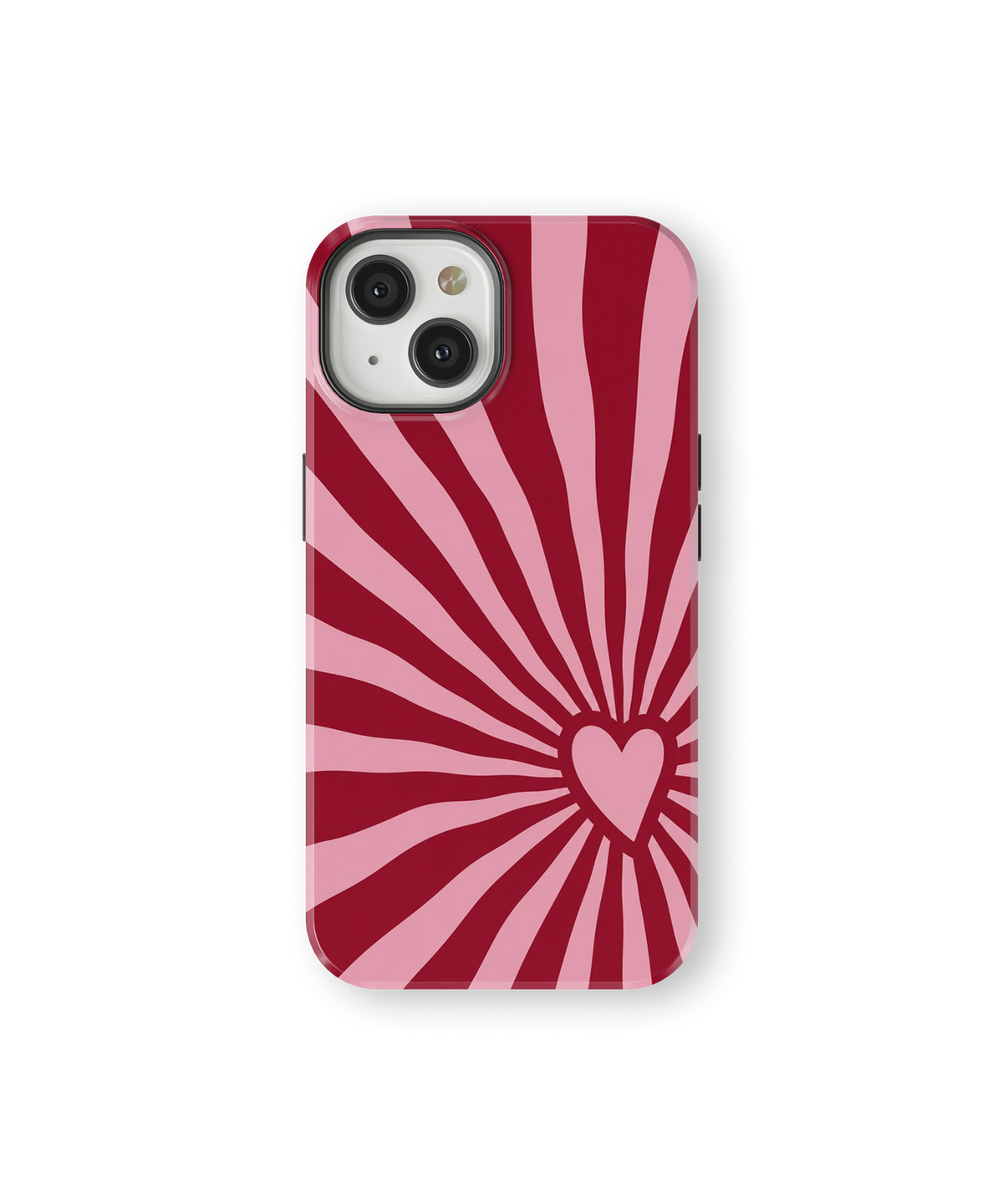 Coque iPhone – Design Cœur Pop Rose