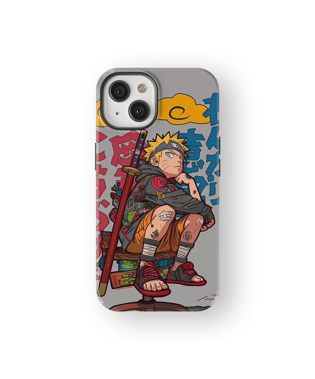 Coque iPhone Anime – Design Naruto Uzumaki Style Street Art