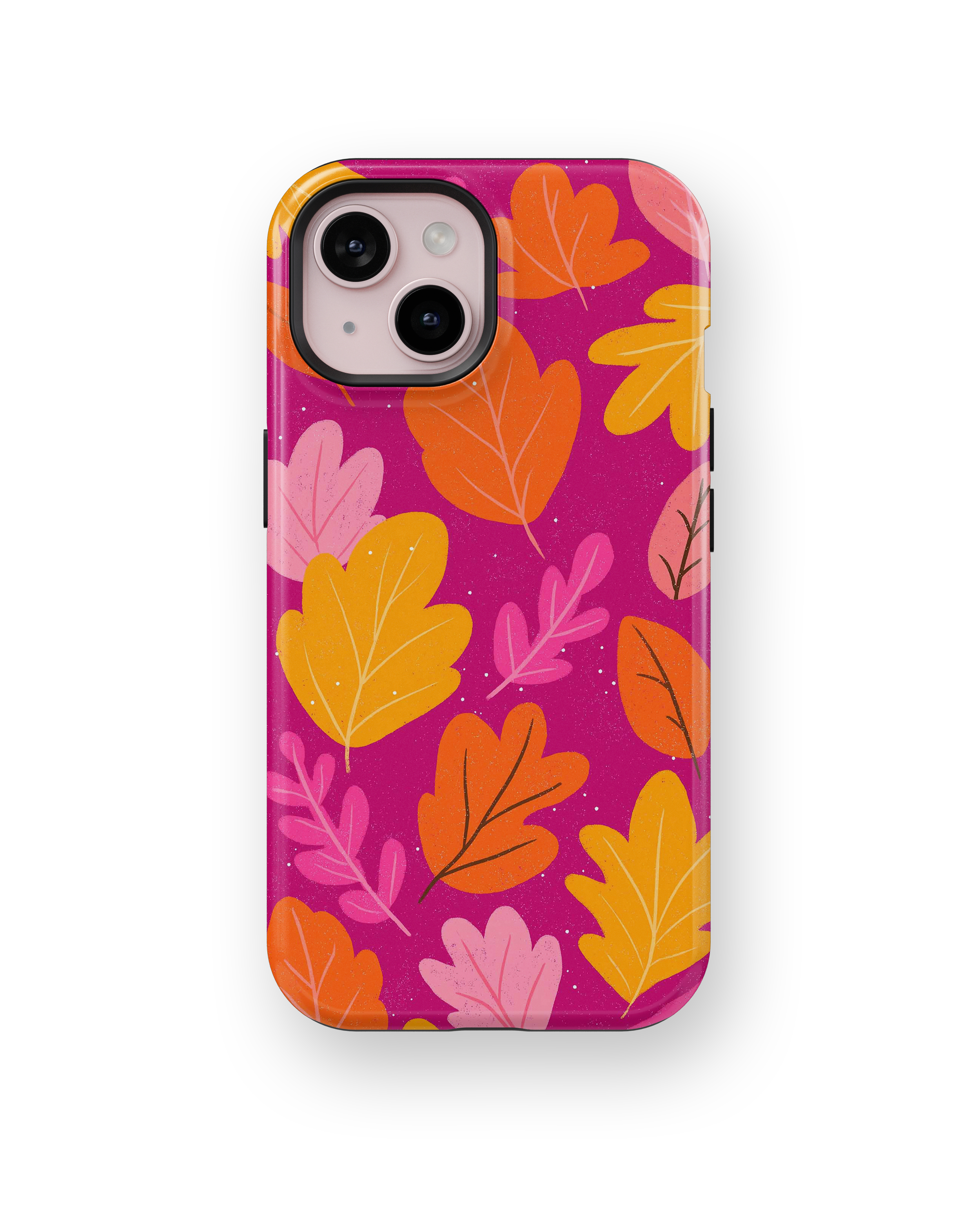 Coque iPhone – Design Feuilles Colorées