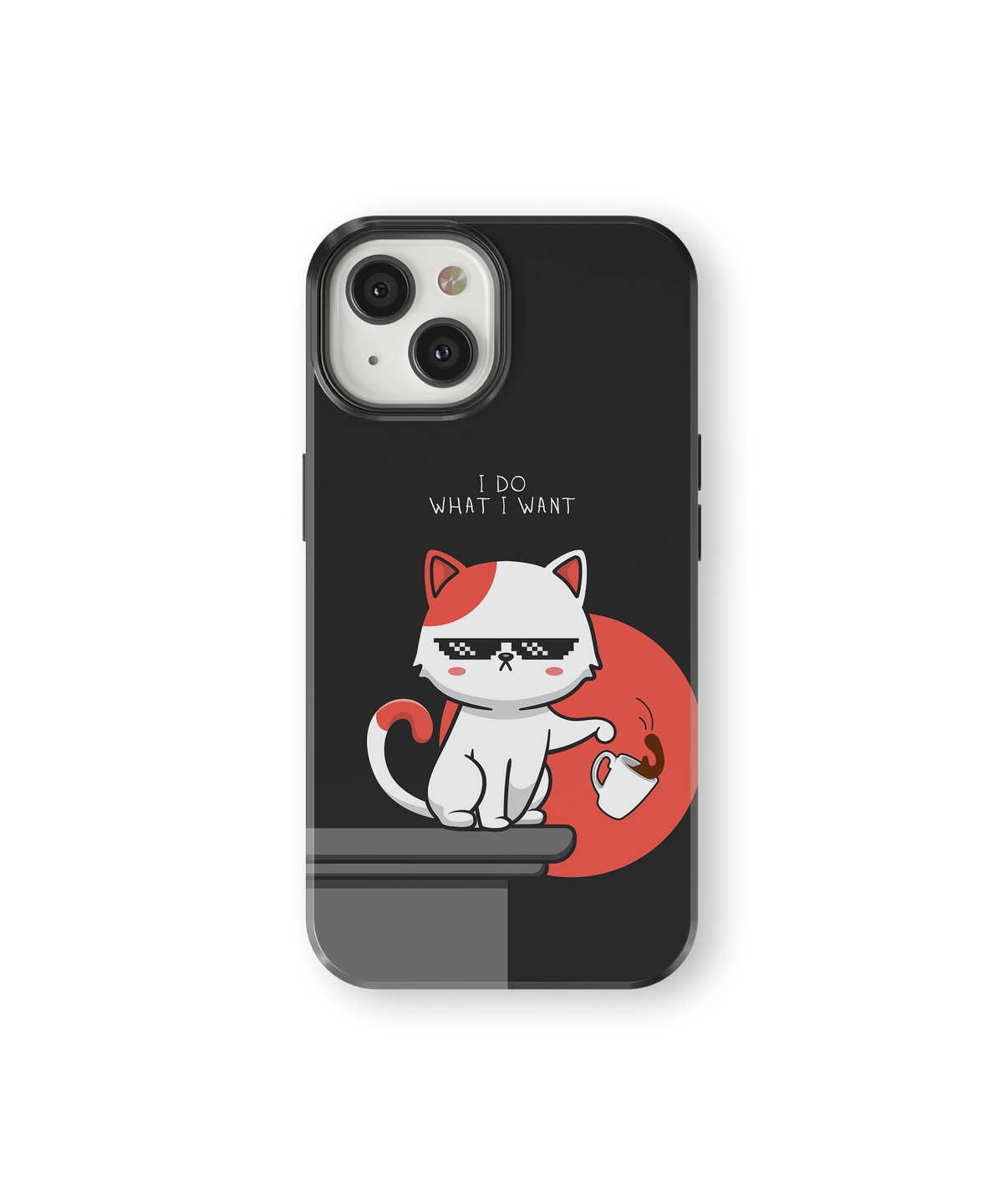 Coque iPhone – Cat Boss “I Do What I Want”