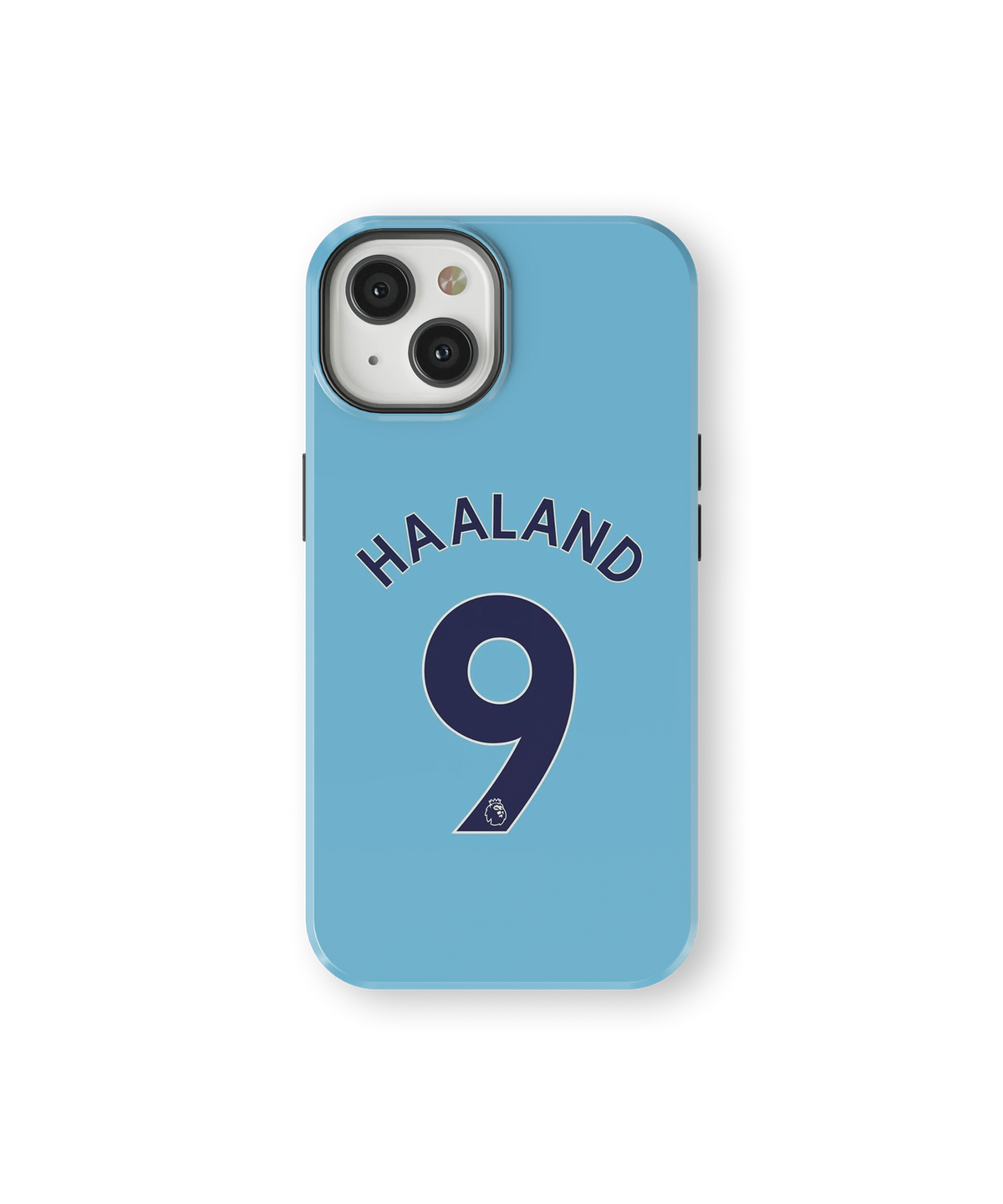 Coque iPhone Haaland – Design Bleu | Manchester City