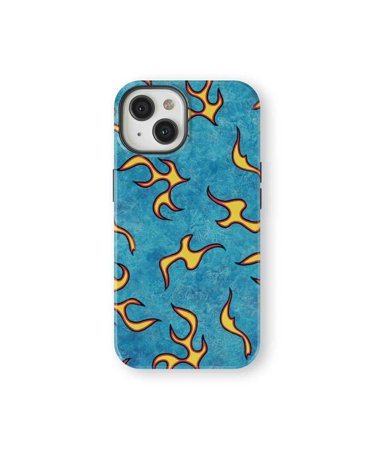 Coque iPhone – Blue Fire
