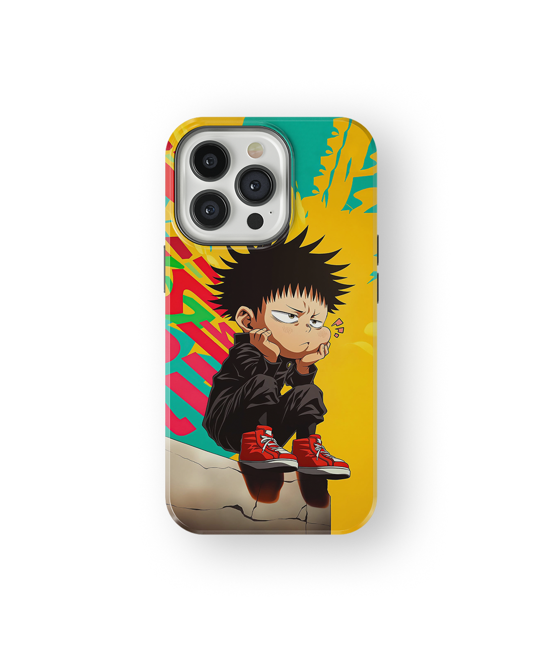 Coque iPhone Anime – Megumi Fushiguro Street Style