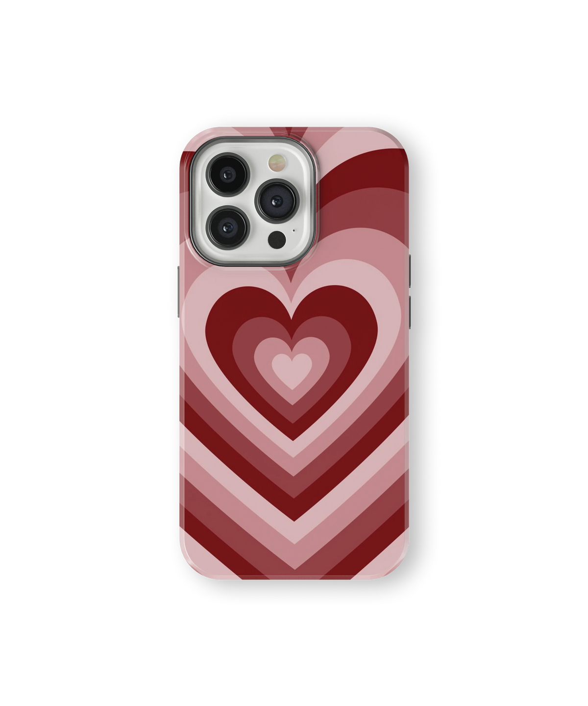 Coque iPhone – Design Cœurs Empilés