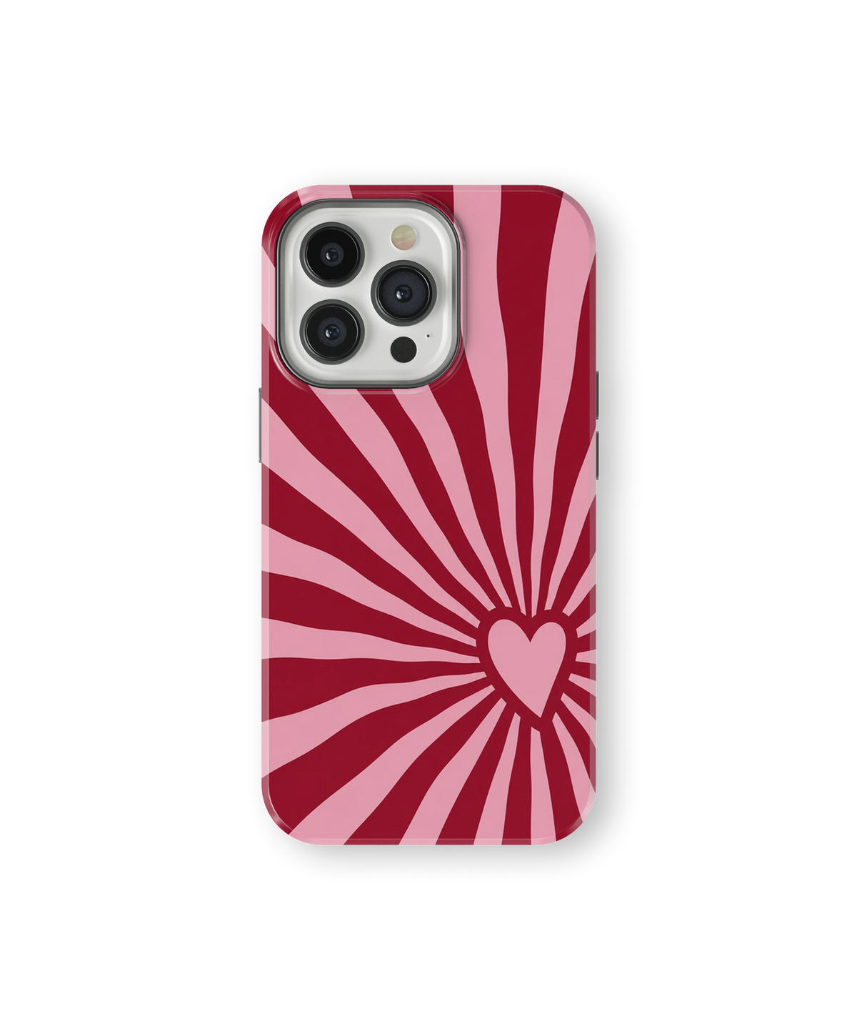 Coque iPhone – Design Cœur Pop Rose