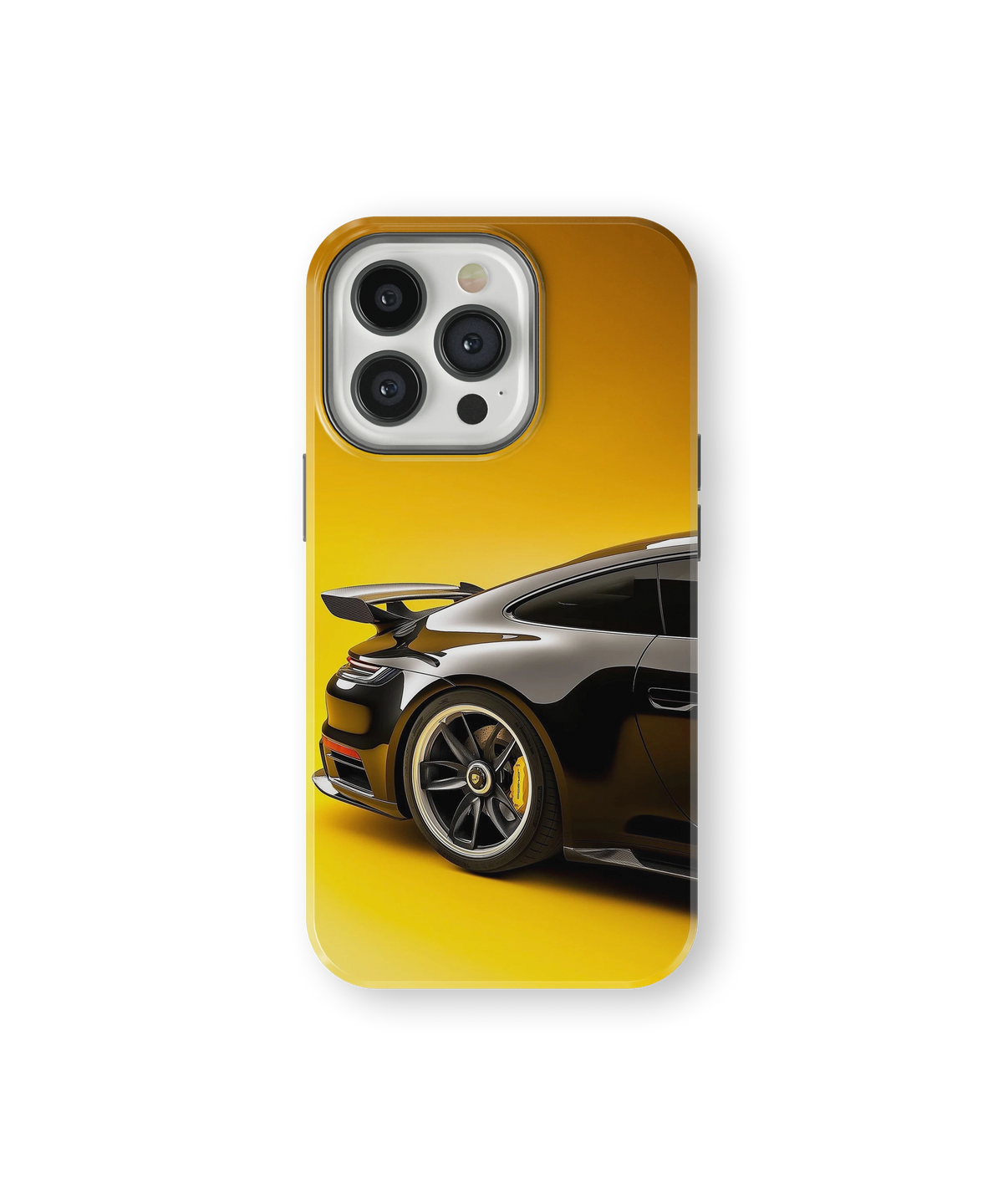 Coque iPhone – Porsche 911 Black & Yellow