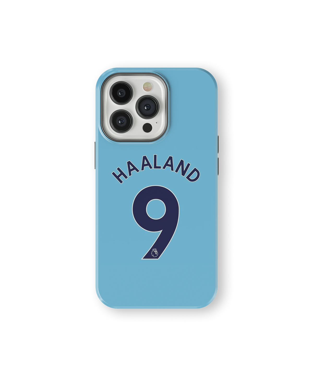 Coque iPhone Haaland – Design Bleu | Manchester City