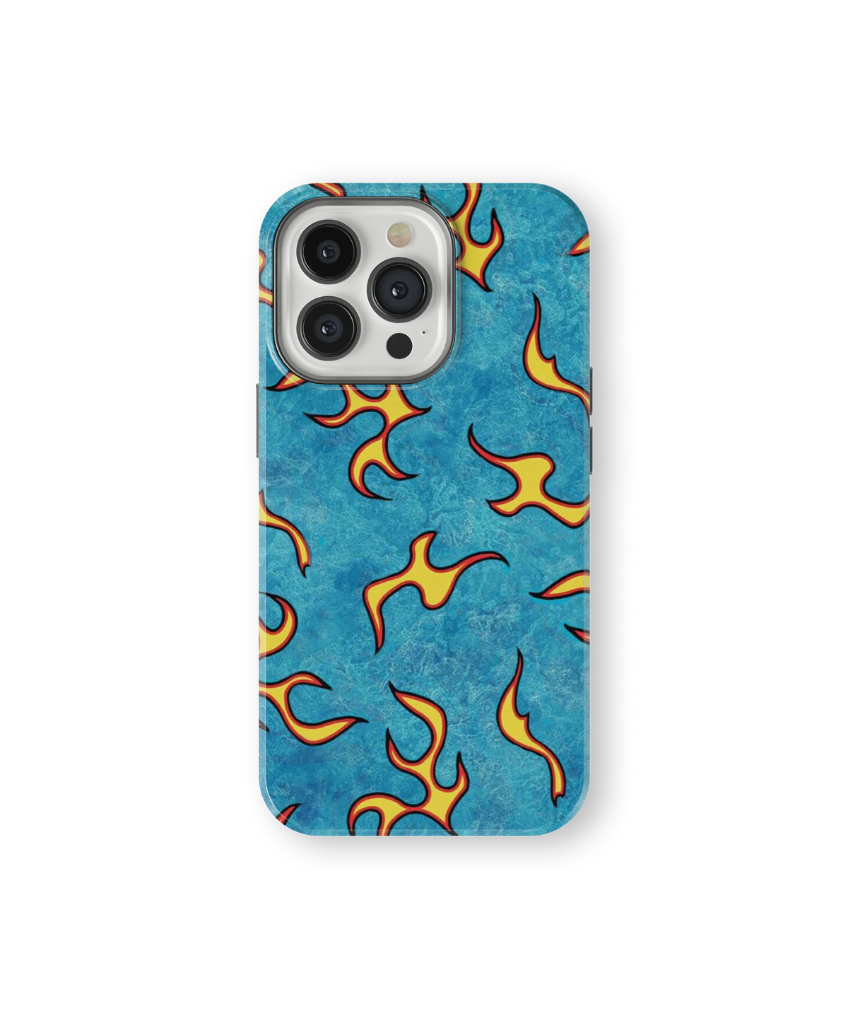 Coque iPhone – Blue Fire