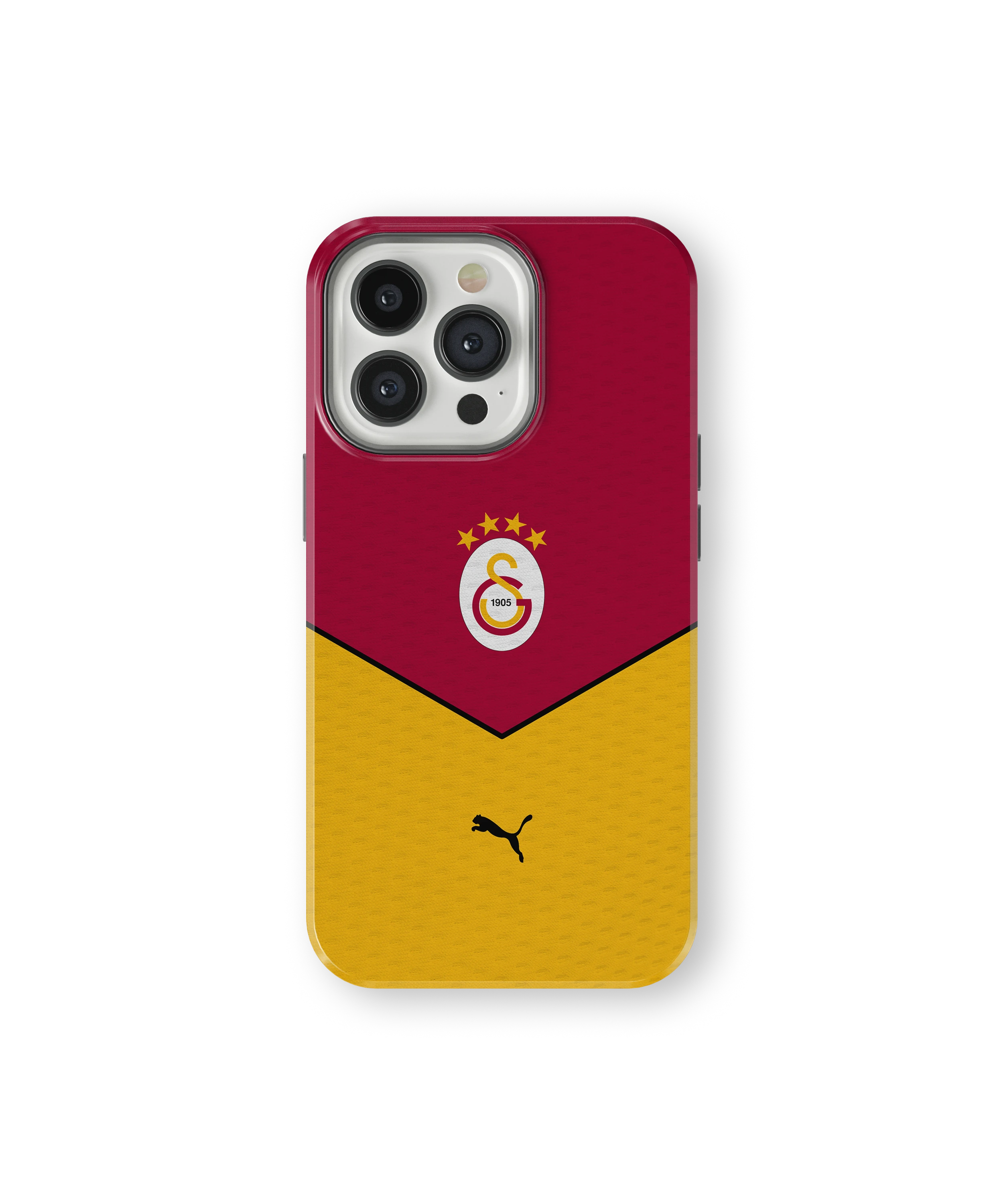 Coque iPhone – Style Maillot Galatasaray Rouge & Jaune