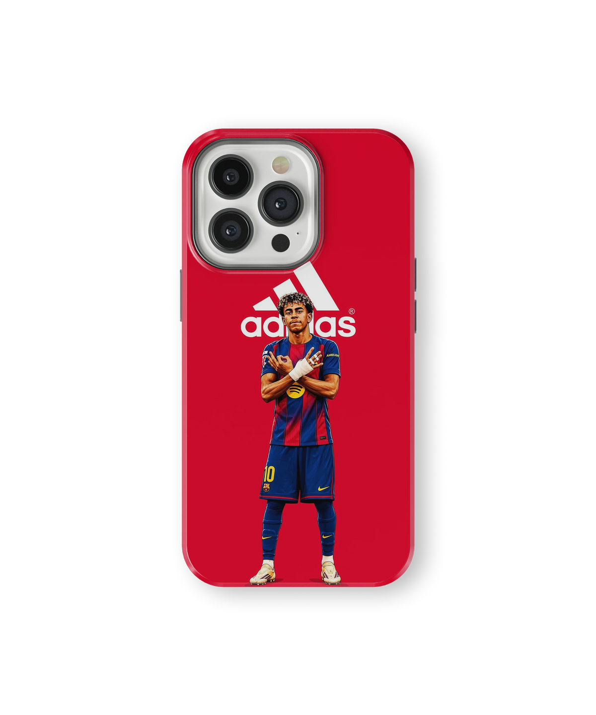 Coque iPhone – Design Foot Barcelona Red