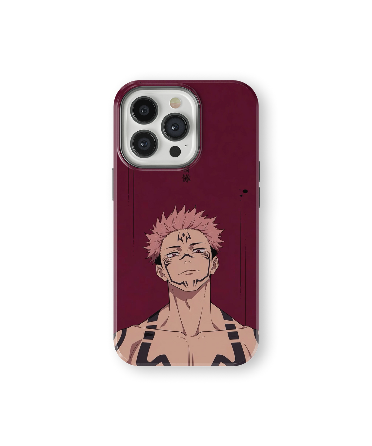 Coque iPhone Sukuna – Jujutsu Kaisen Dark Red