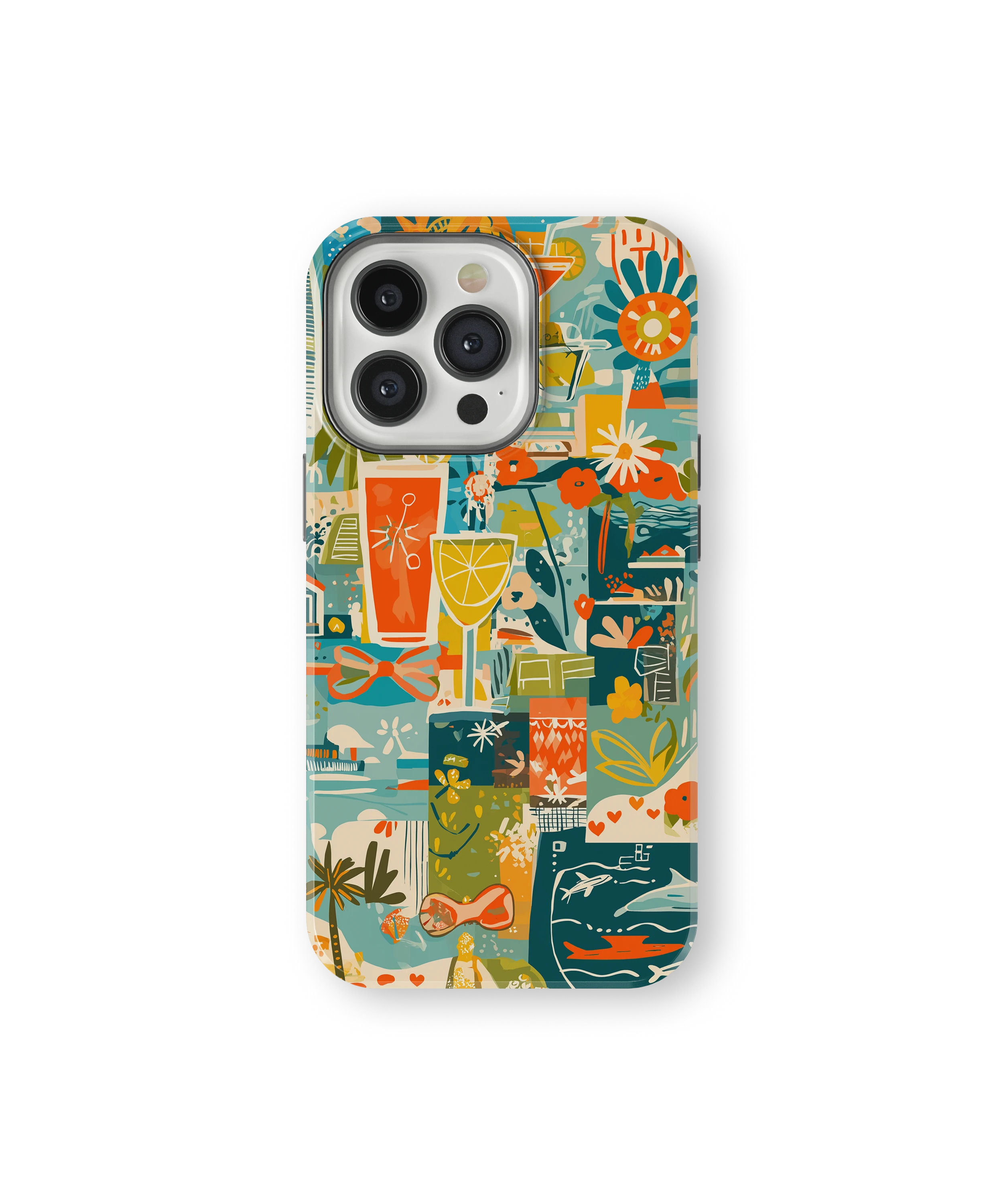Coque iPhone – Design Summer Coloré & Lifestyle Tropical