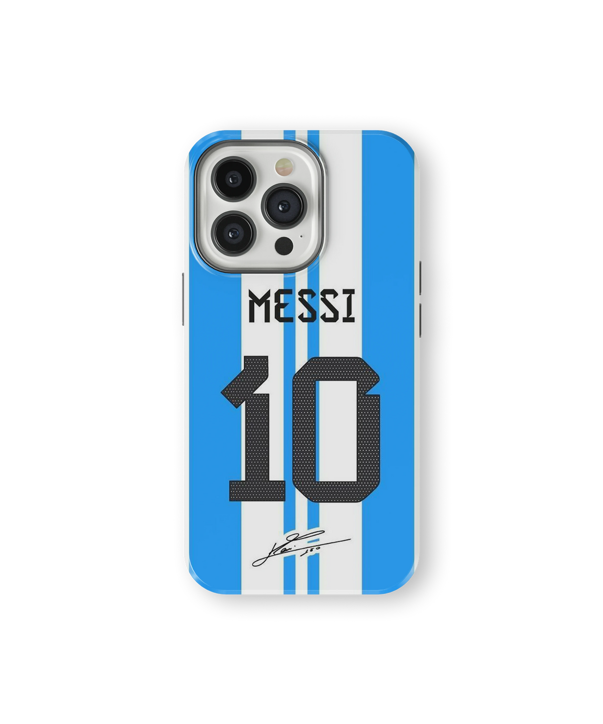 Coque iPhone Messi – Bleu et Blanc | Argentine