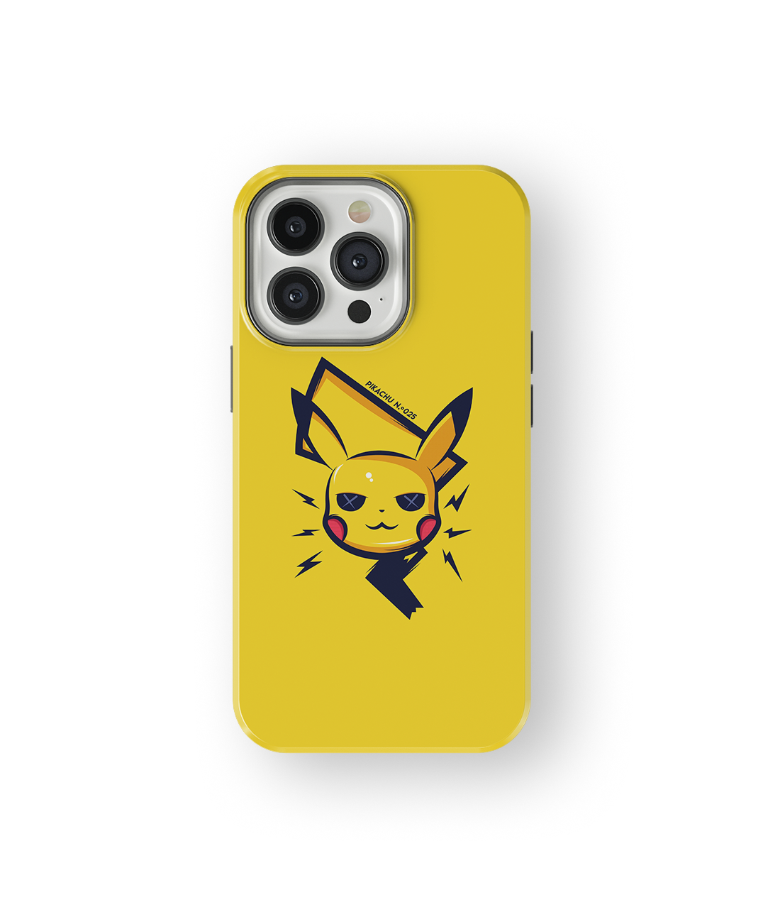 Coque iPhone – Pikachu Minimaliste & Électrique