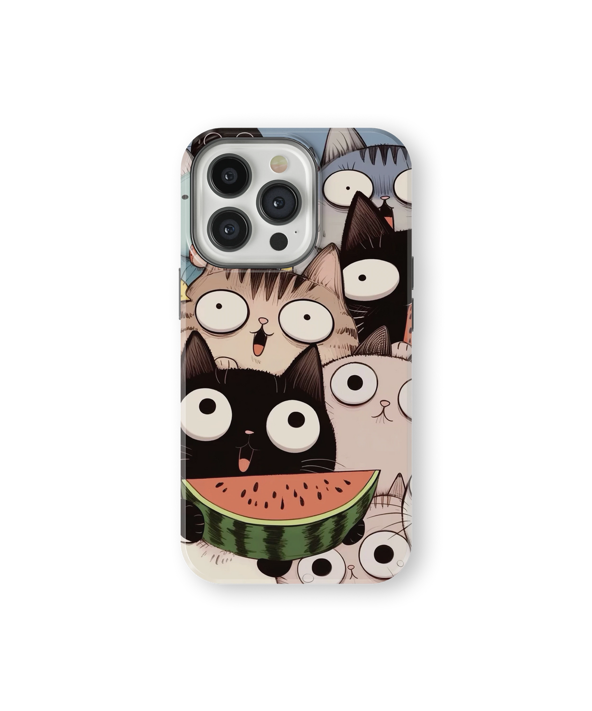 Coque iPhone Crazy Cats – Watermelon