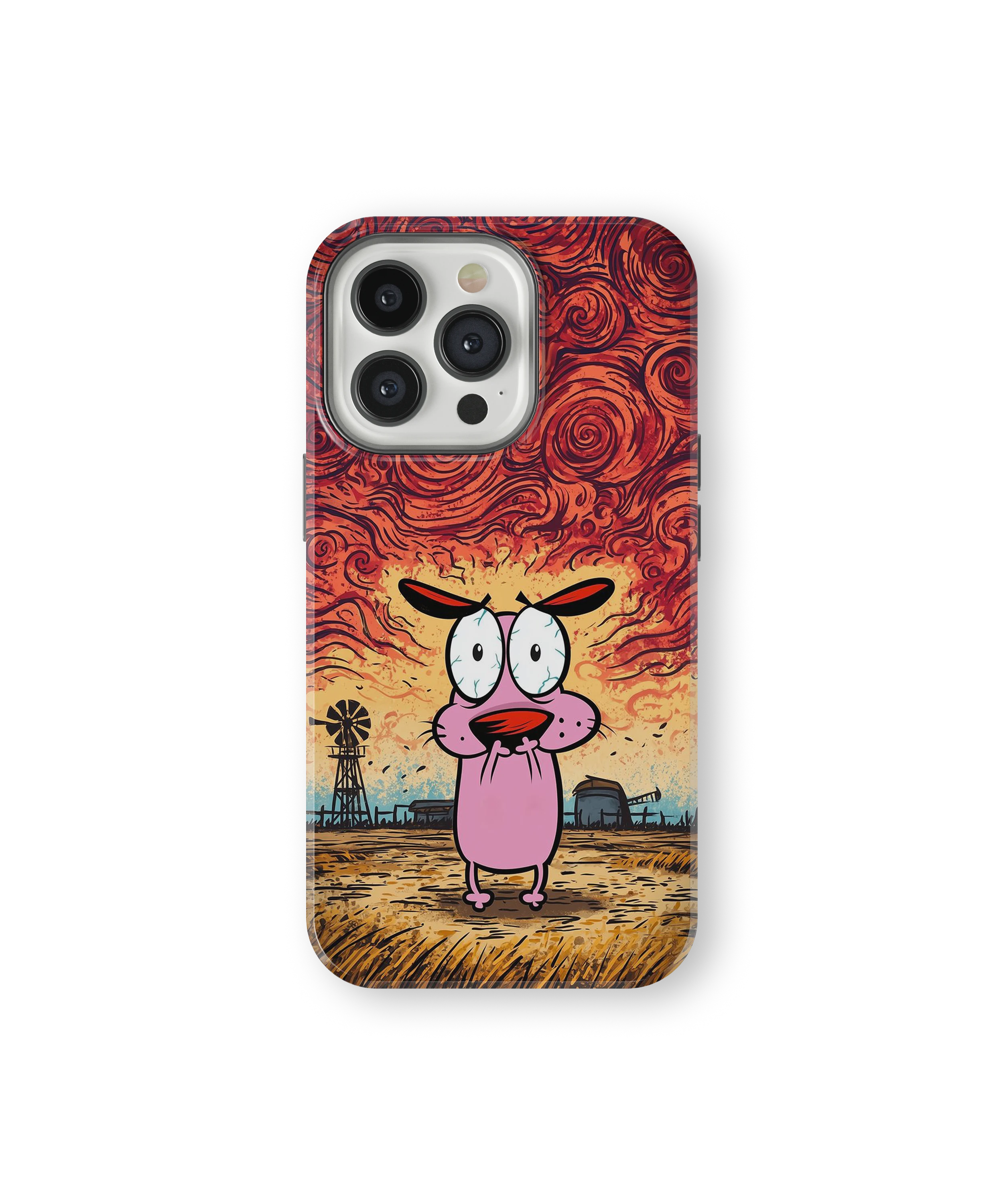 Coque iPhone – Design Courage le Chien