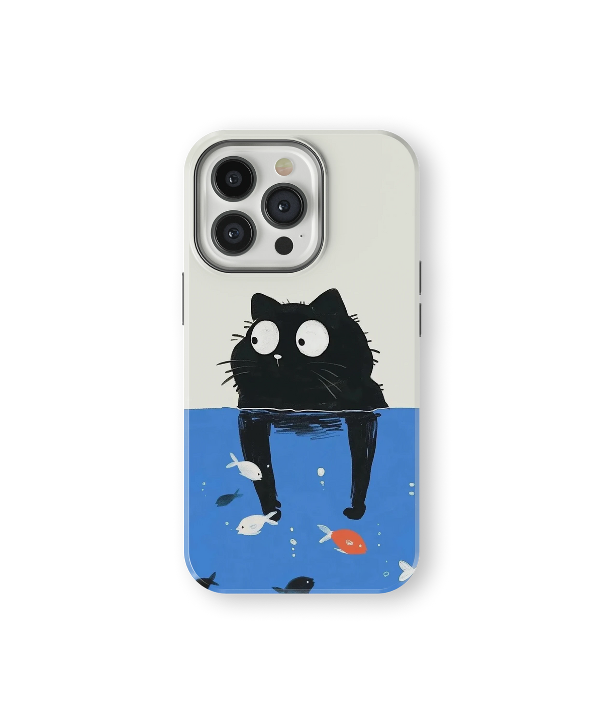 Coque iPhone – Design Chat Noir Océan