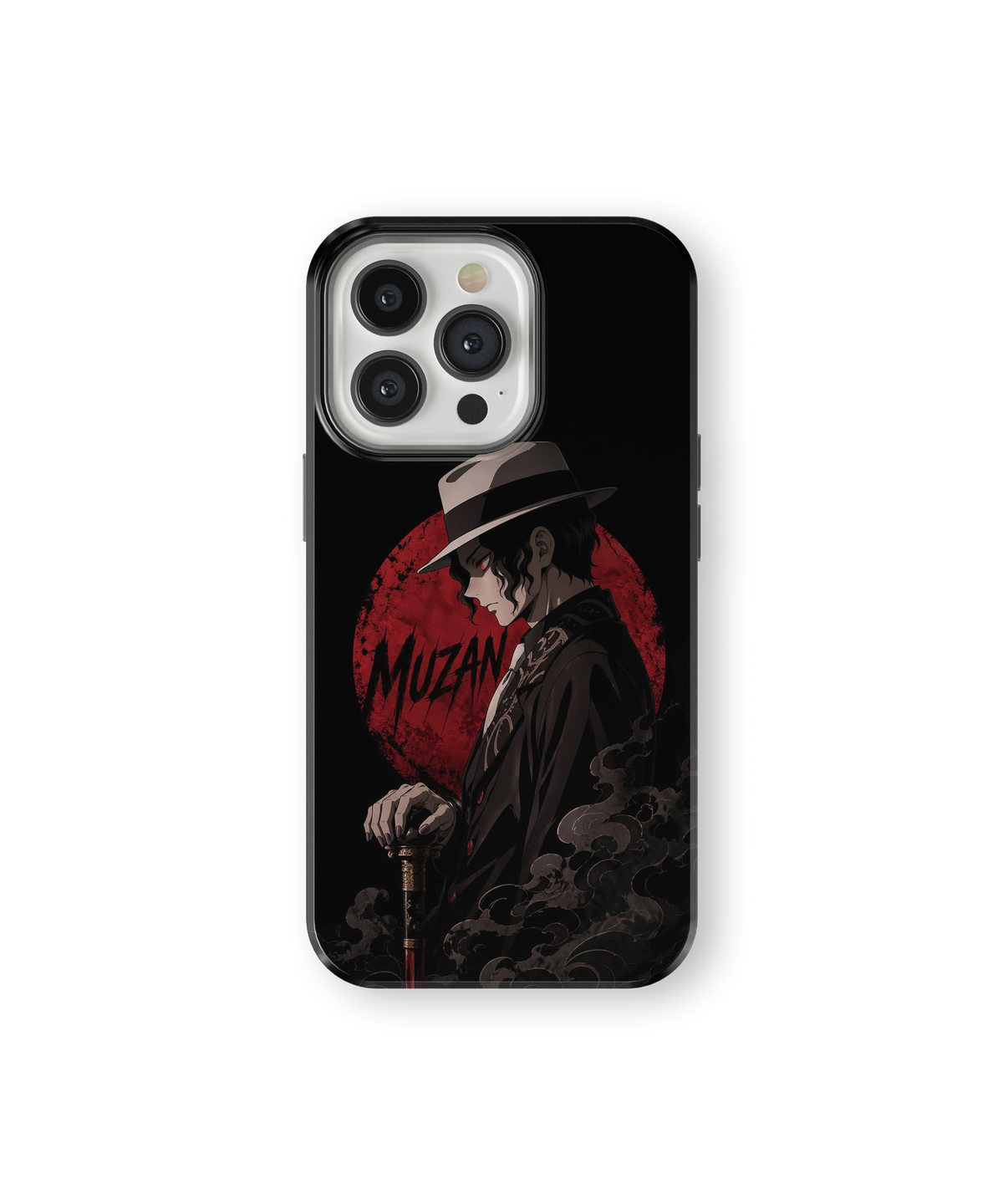 Coque iPhone – Muzan Kibutsuji Red Moon | Demon Slayer