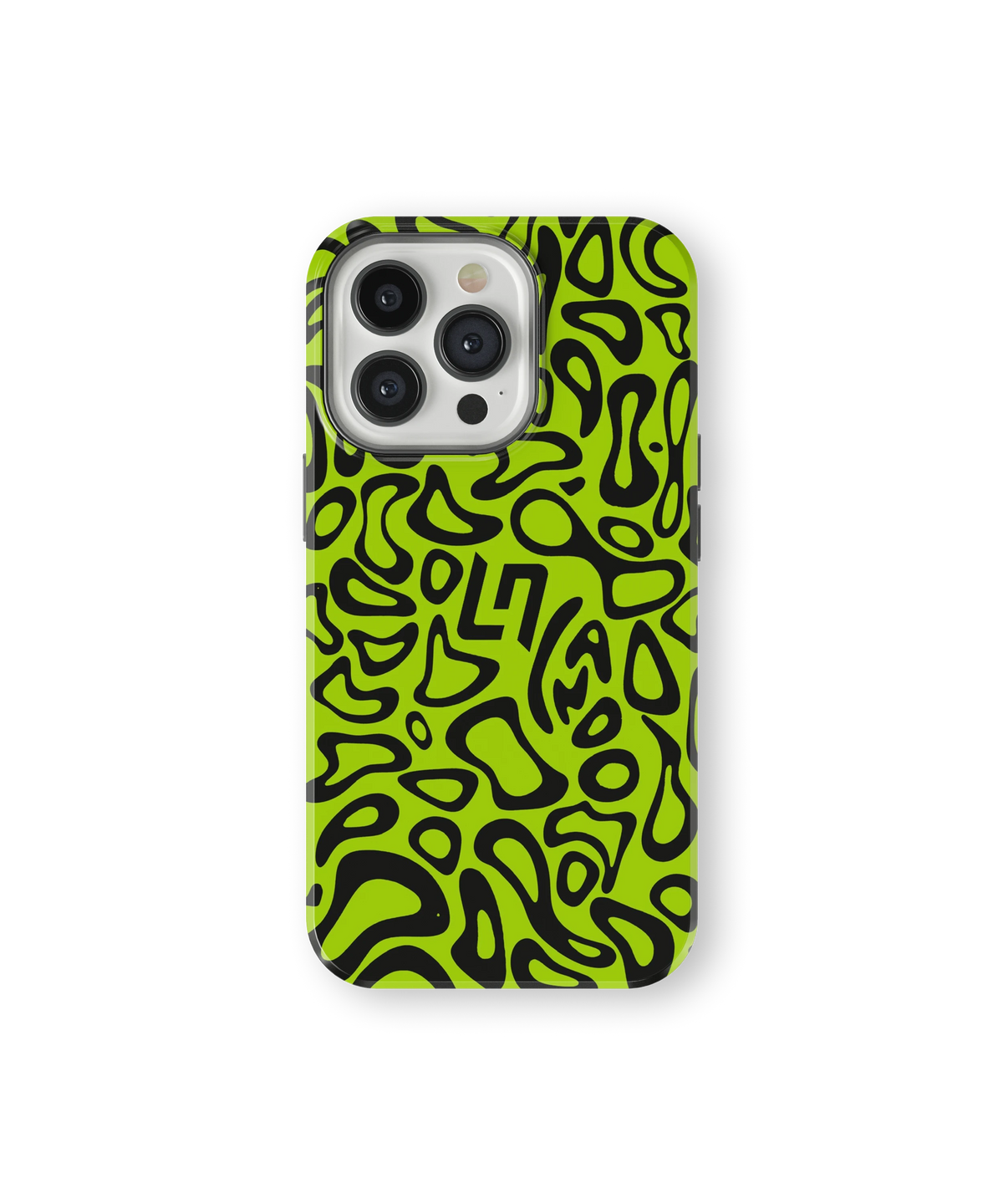 Coque iPhone – Design Fluorescent Noir