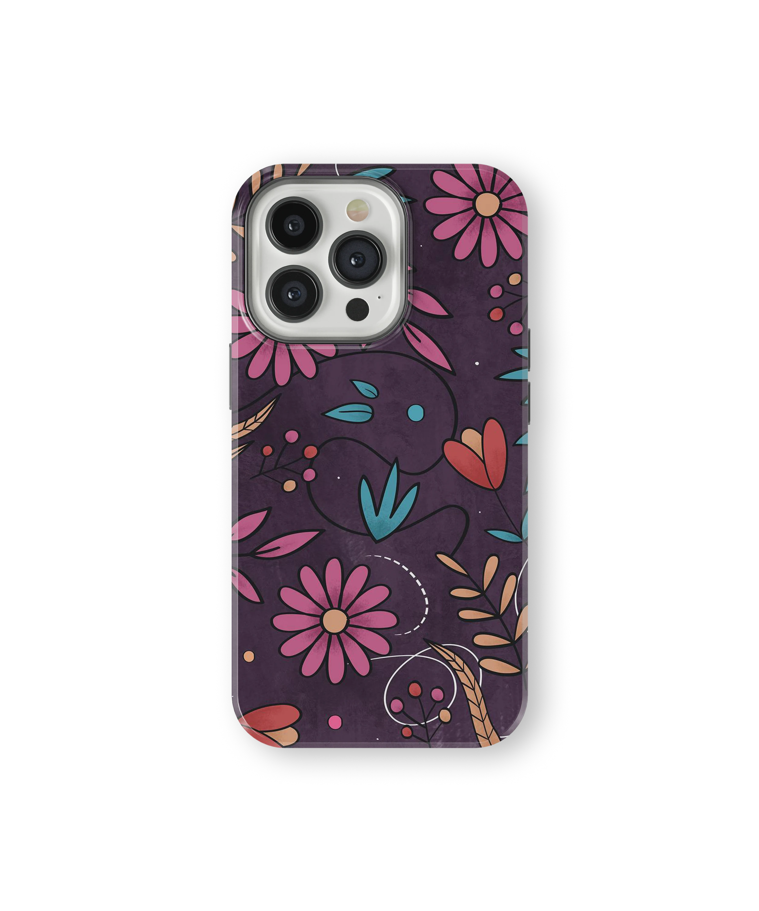 Coque iPhone – Design Floral Élégant & Coloré
