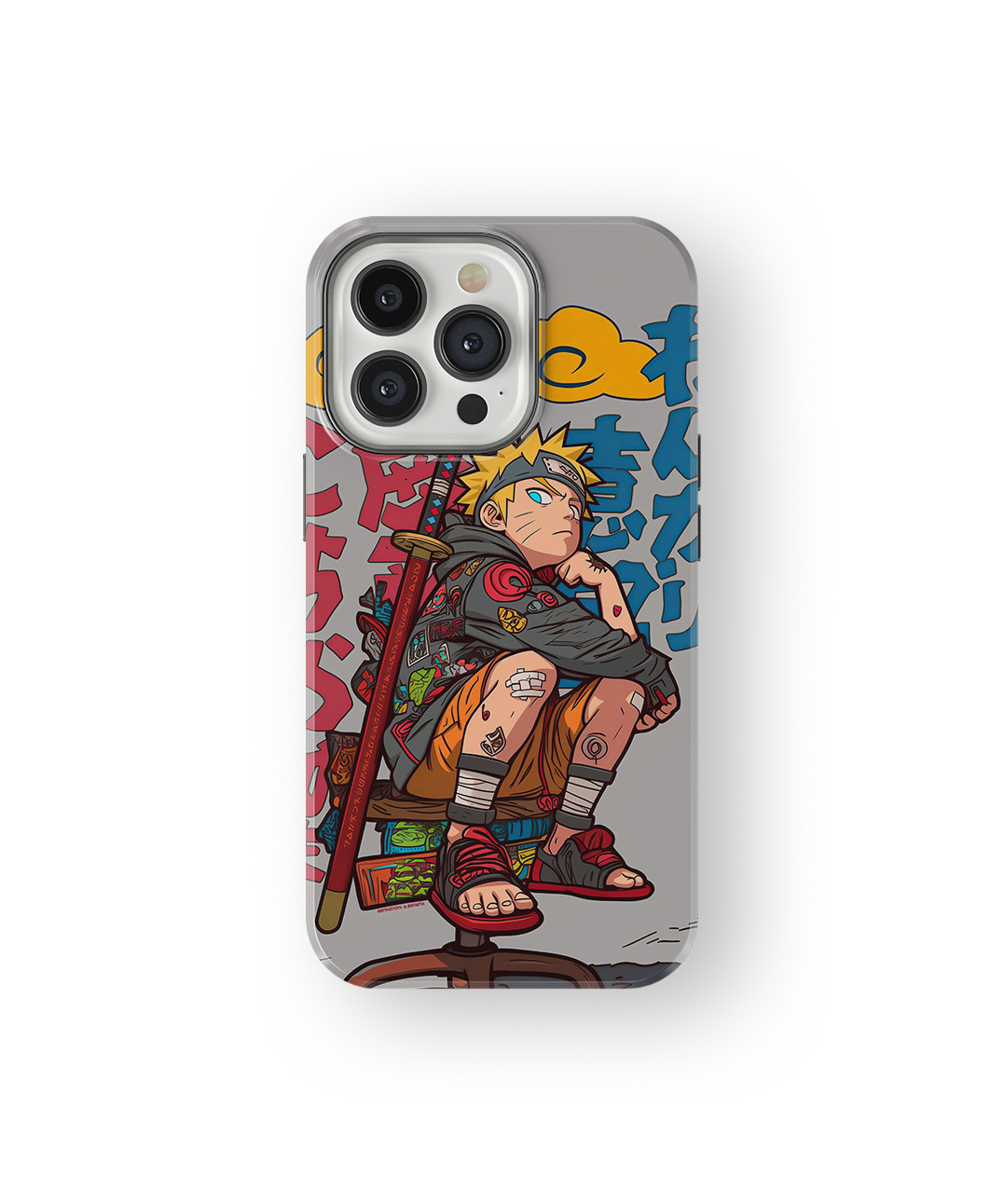 Coque iPhone Anime – Design Naruto Uzumaki Style Street Art