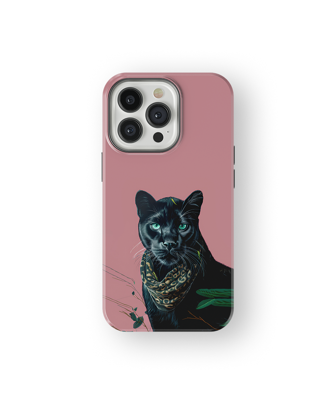 Coque iPhone – Panthère Noire Élégante