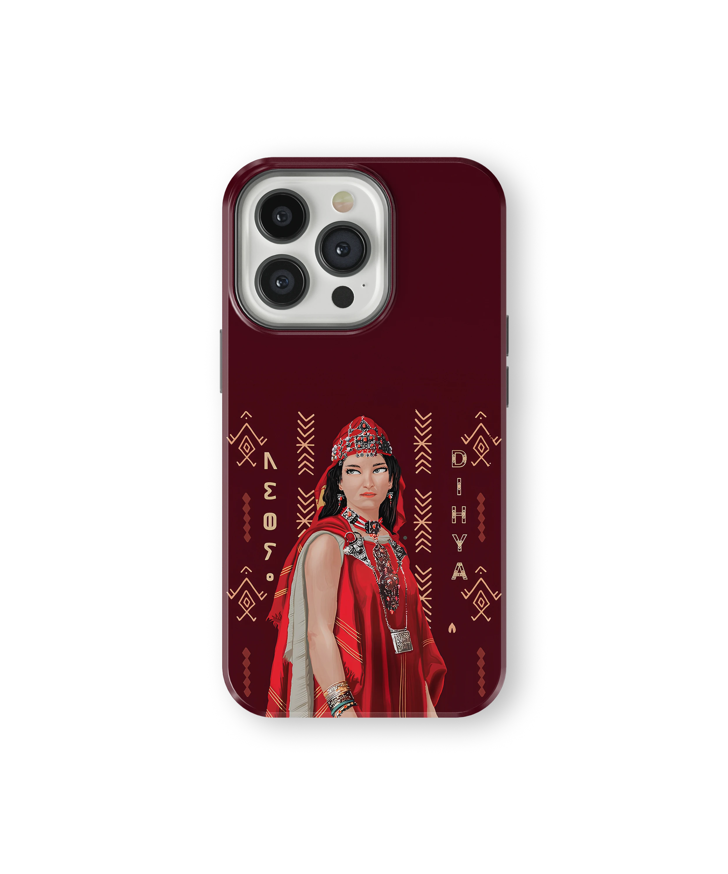 Coque iPhone – Design Amazigh Traditionnel “Dihya”
