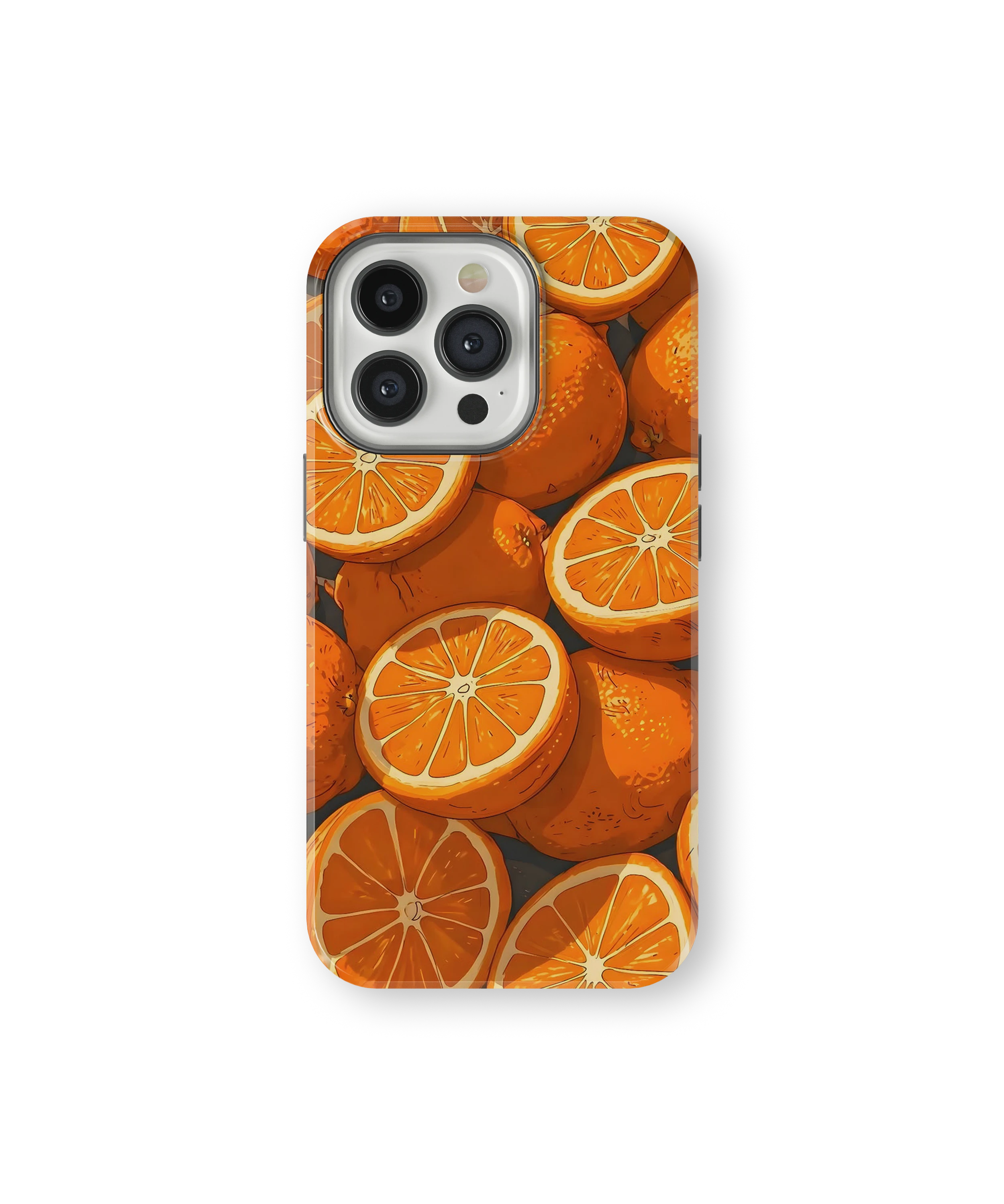 Coque iPhone Motif Oranges Fraîches