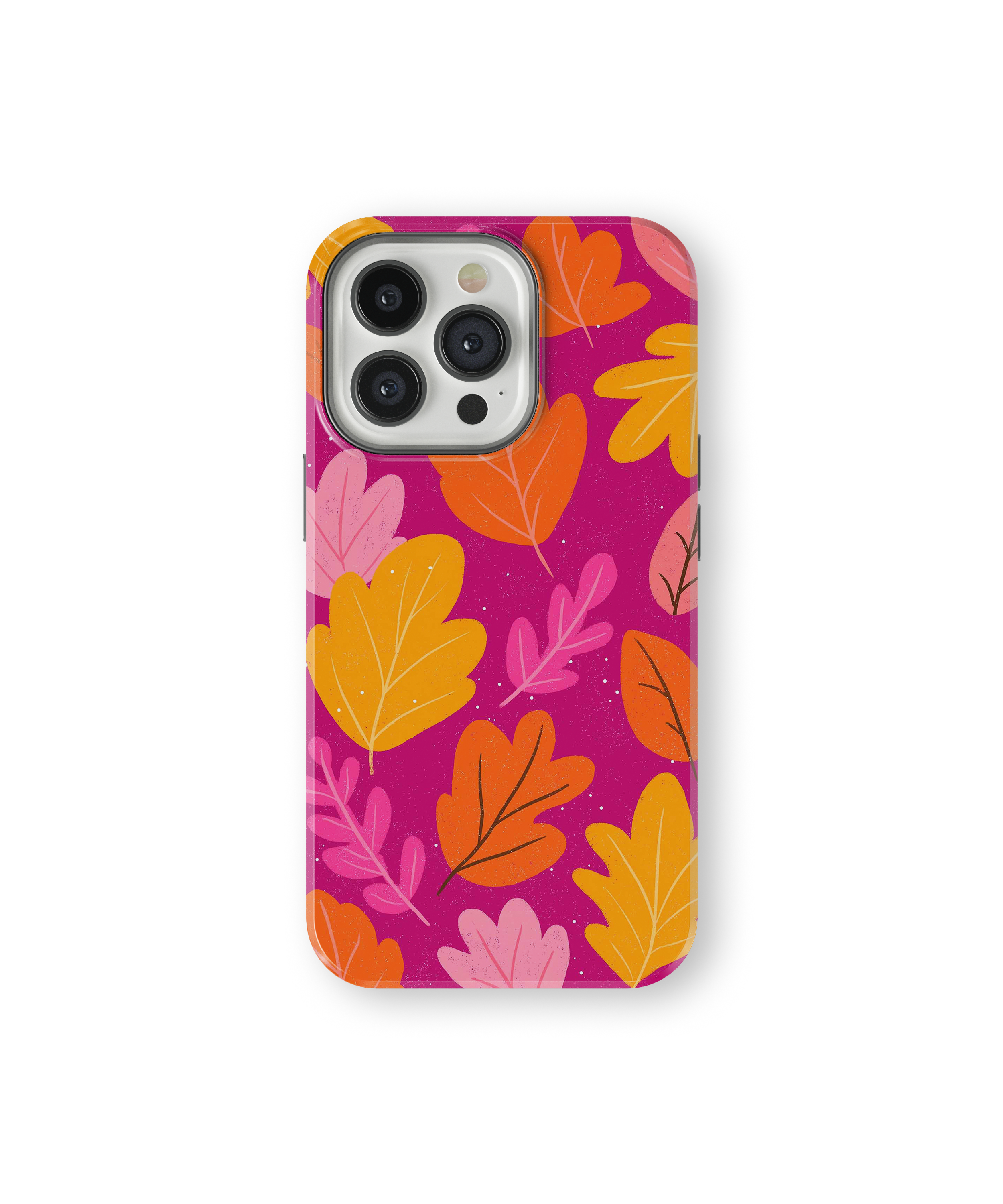 Coque iPhone – Design Feuilles Colorées