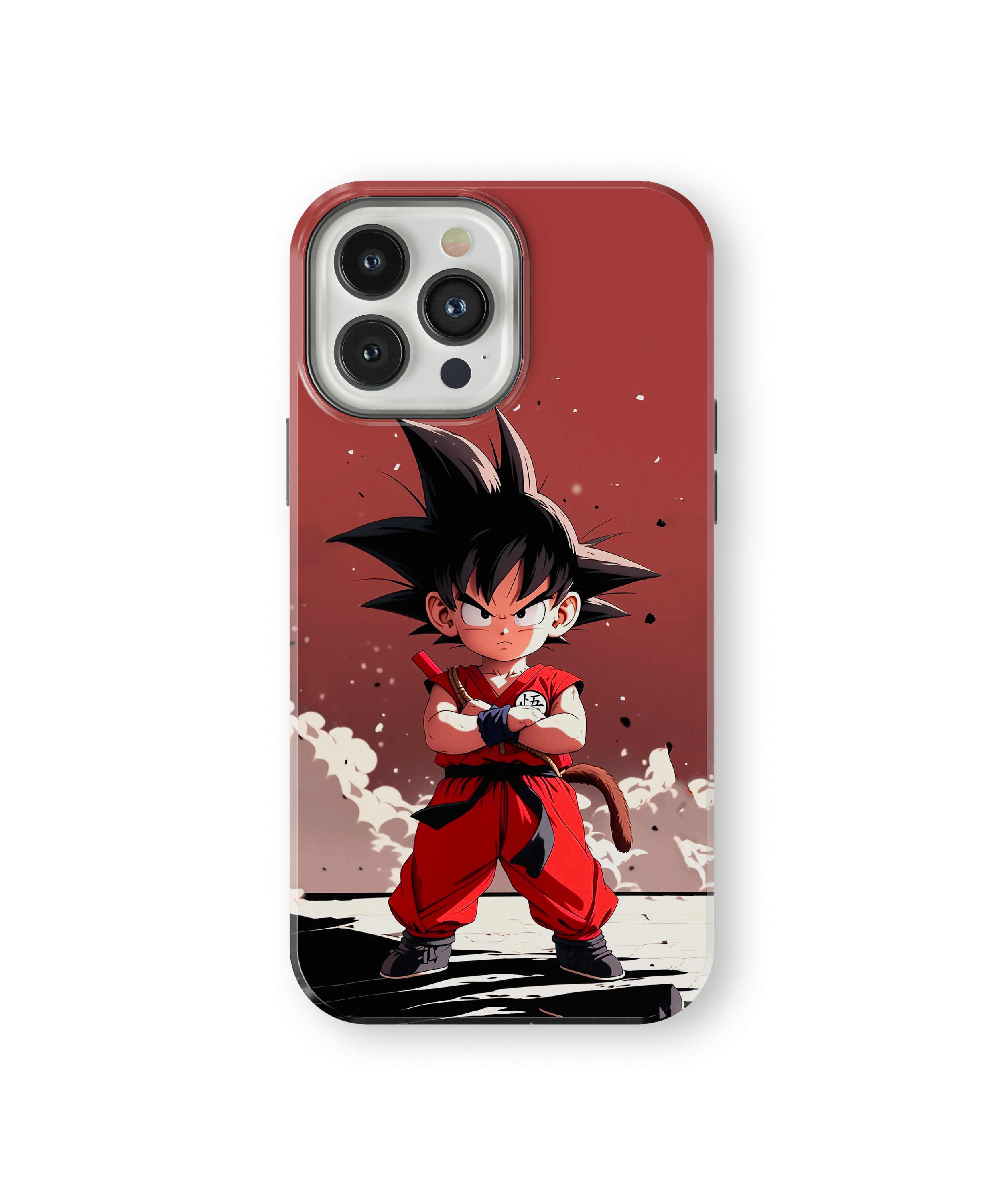 Coque iPhone Anime Goku maroon