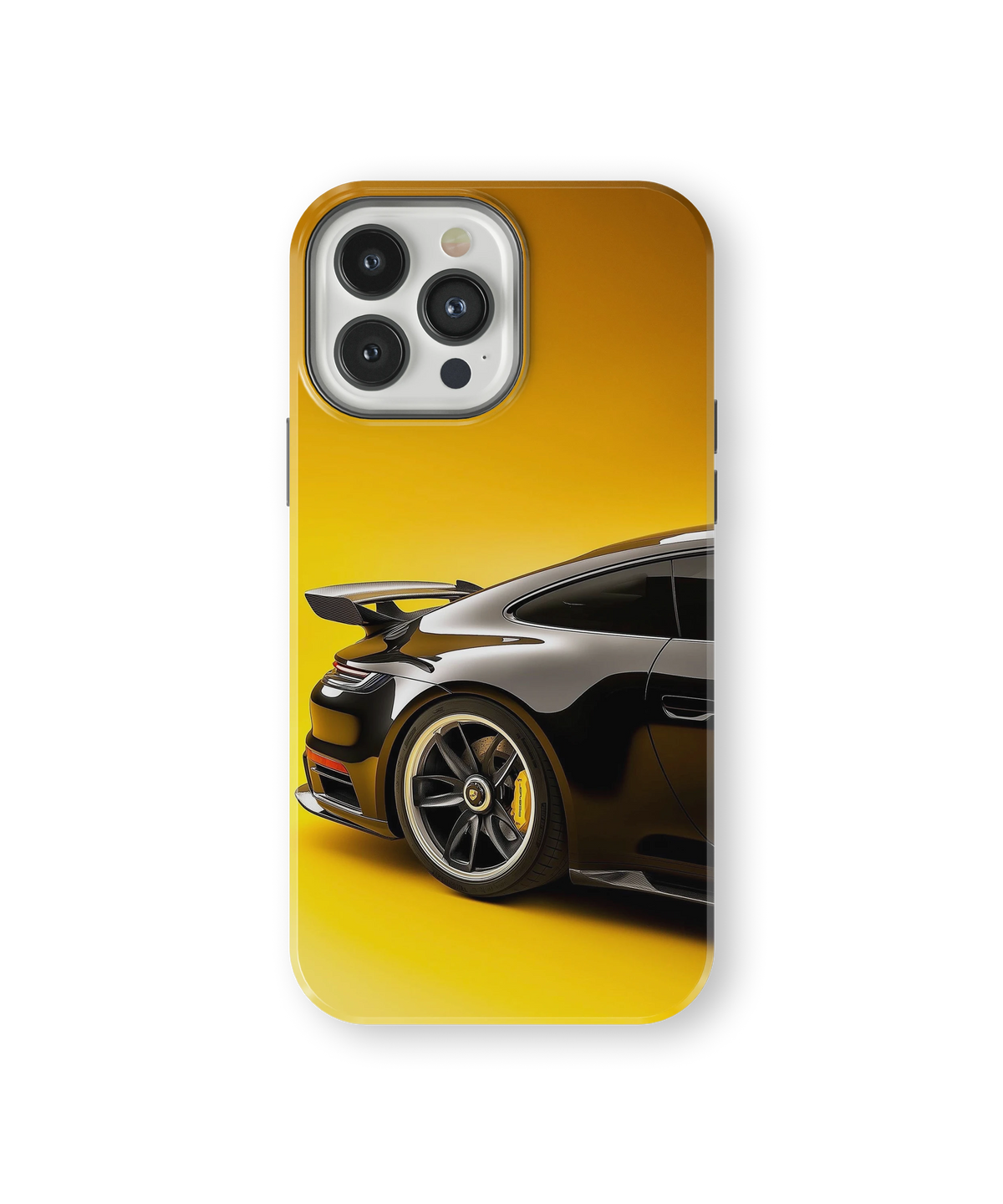 Coque iPhone – Porsche 911 Black & Yellow