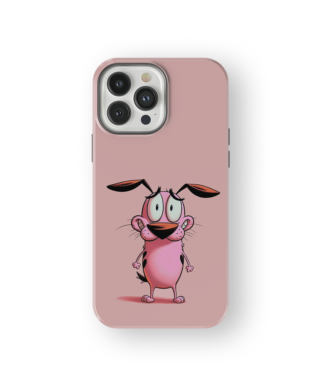 Coque iPhone – Design Courage le Chien