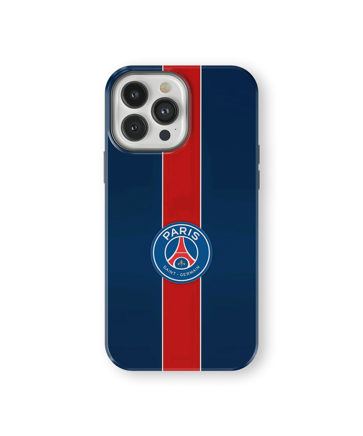 Coque iPhone Paris Saint-Germain – Bleu et rouge | PSG